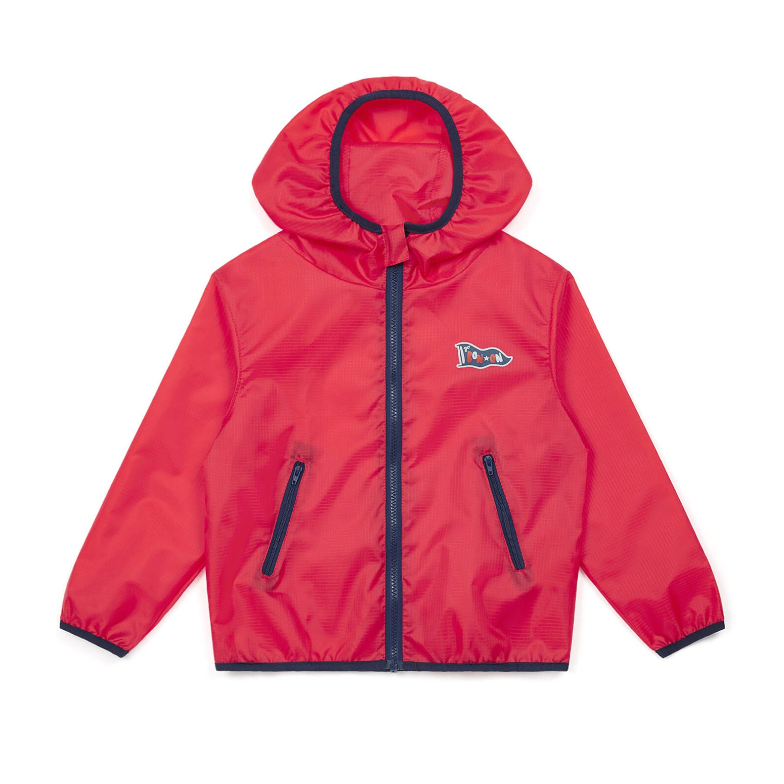 Boys Red Zip-Up Jacket