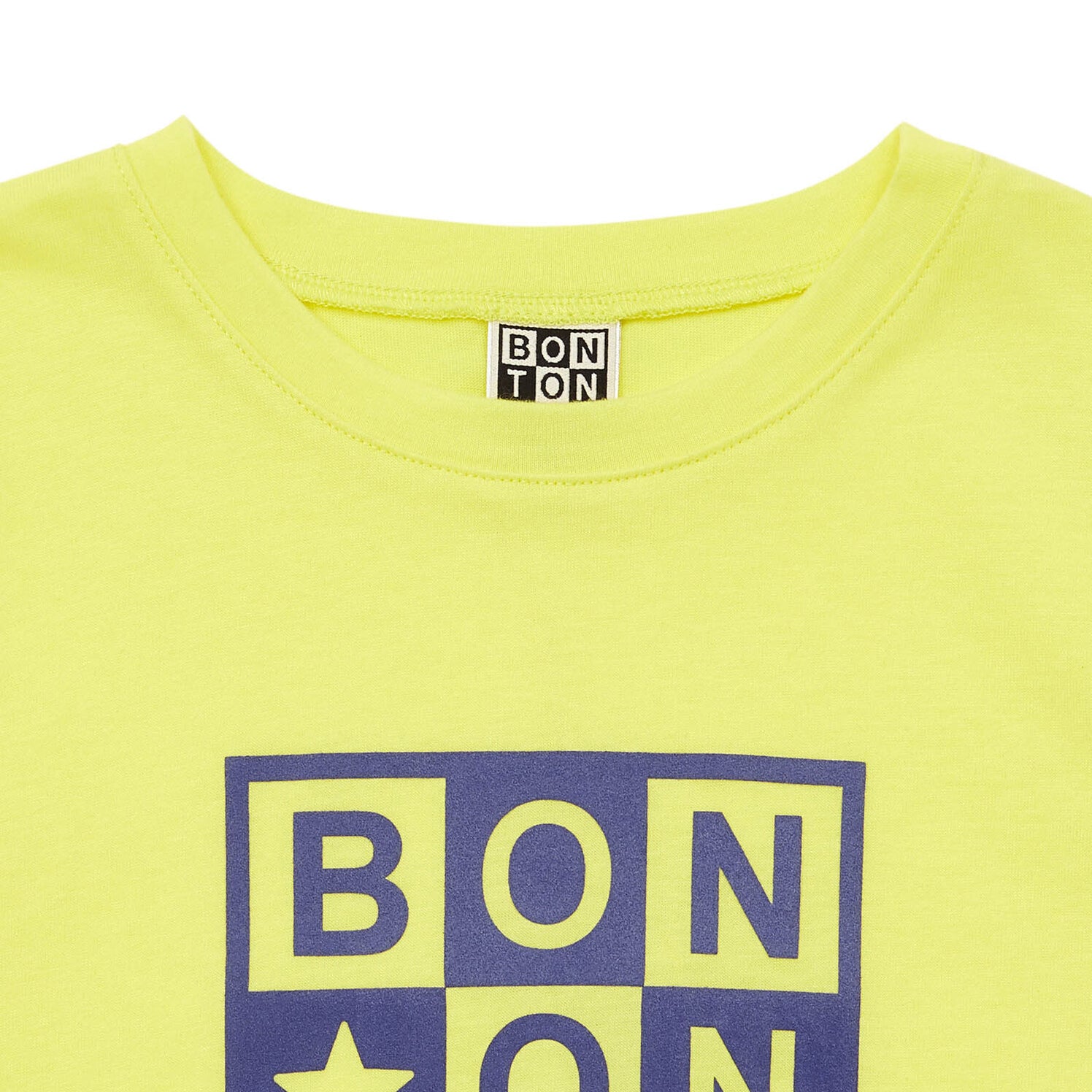 Boys Yellow Logo Cotton T-Shirt