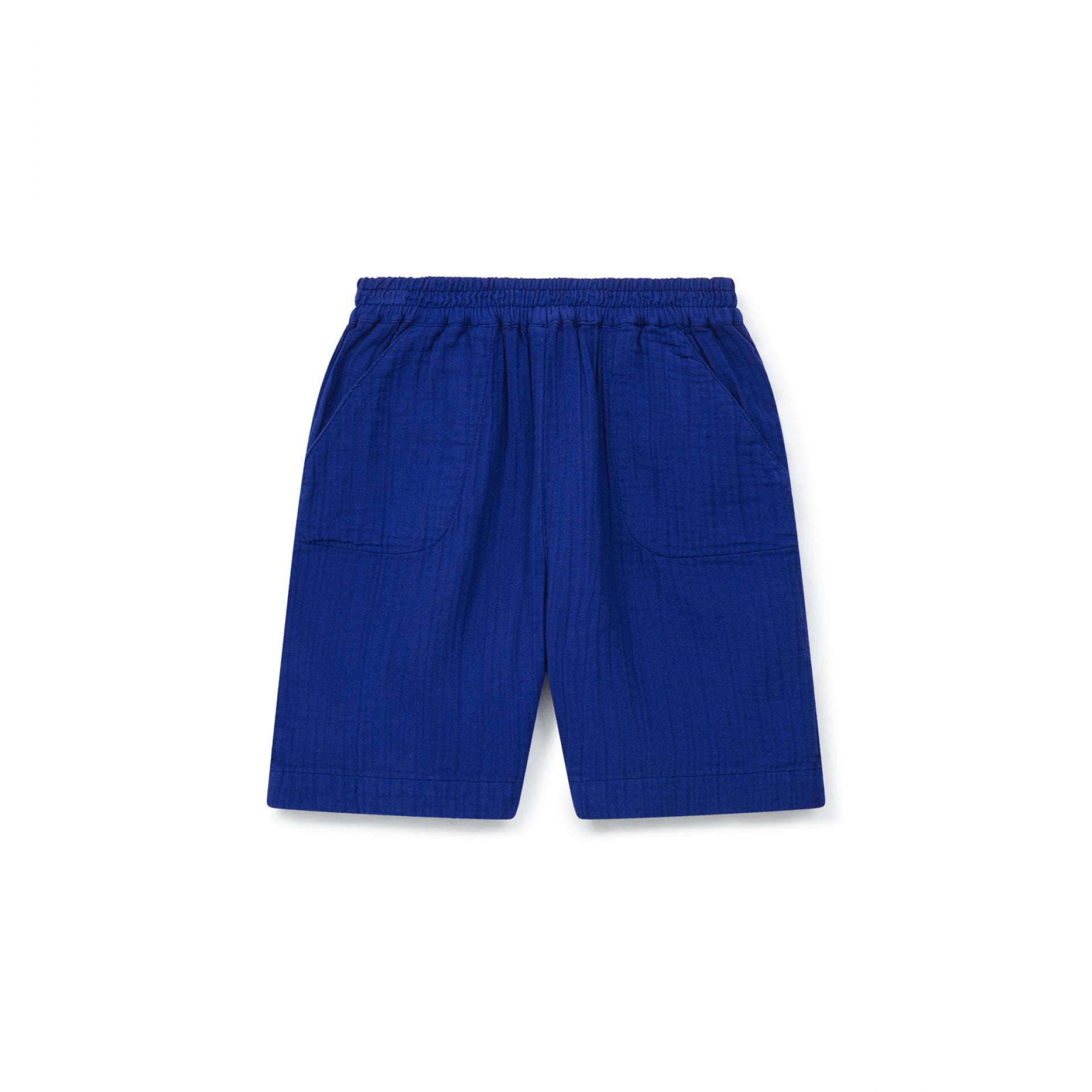 Boys Blue Cotton Shorts