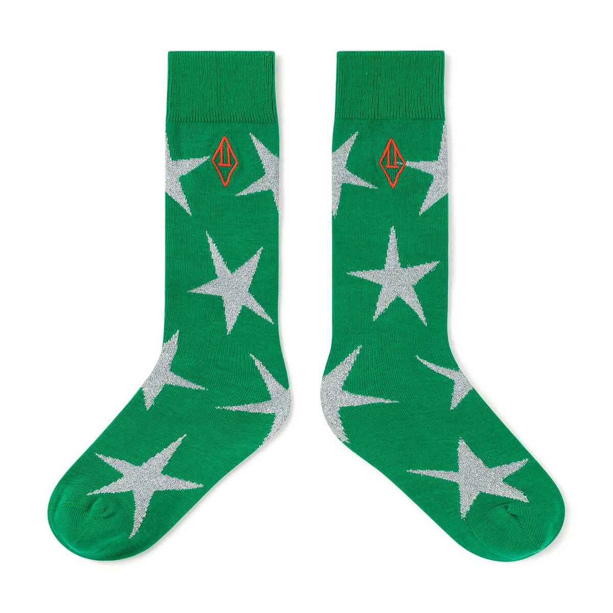 Boys & Girls Green Logo Socks