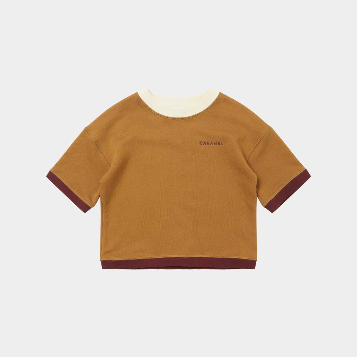 Boys & Girls Caramel Cotton T-Shirt