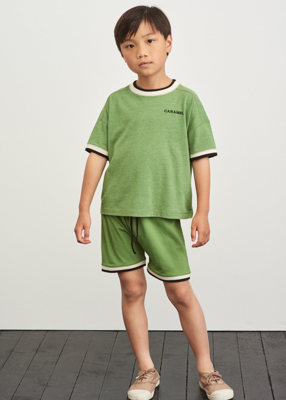 Boys & Girls Green Shorts