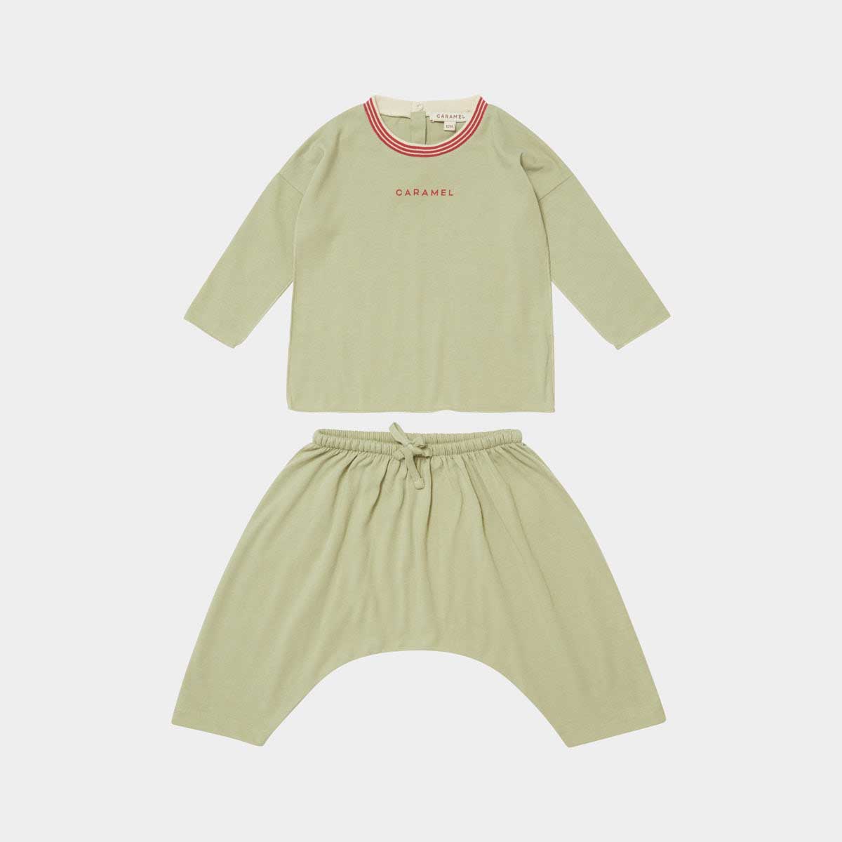 Baby Boys & Girls Green Cotton Set