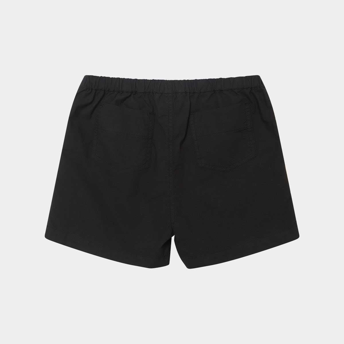 Boys & Girls Black Cotton Shorts