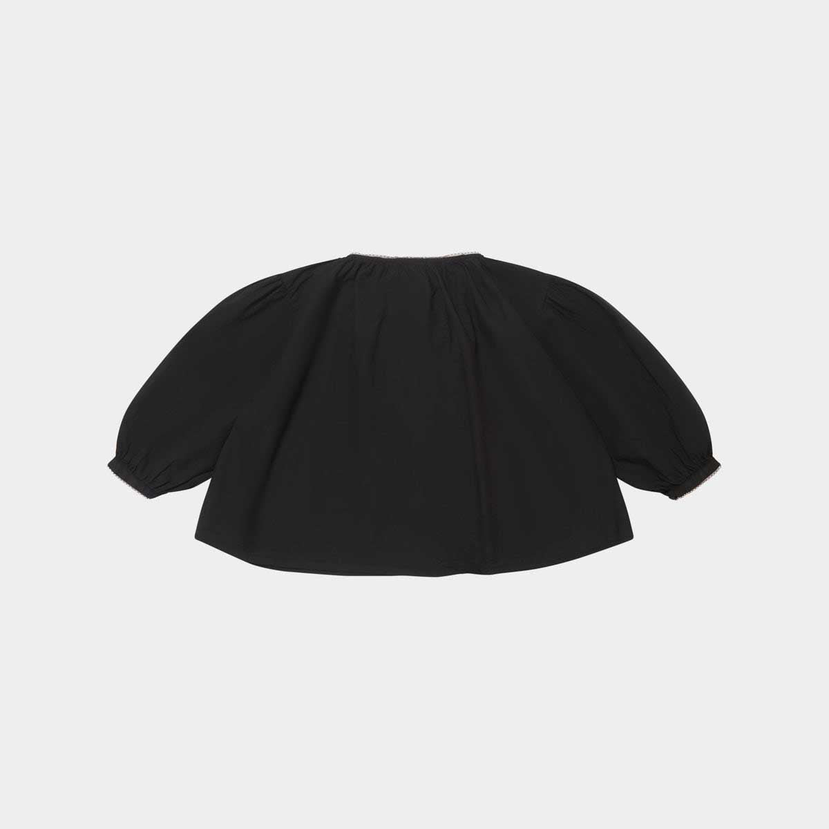 Boys & Girls Black Cotton Tops