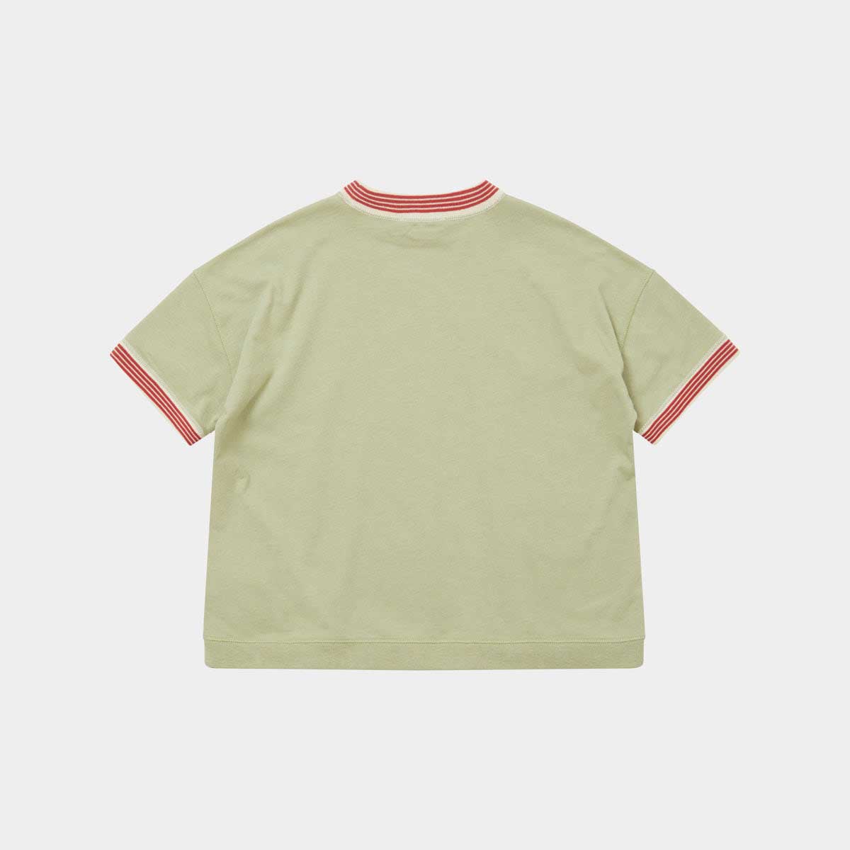 Boys & Girls Green Cotton T-Shirt