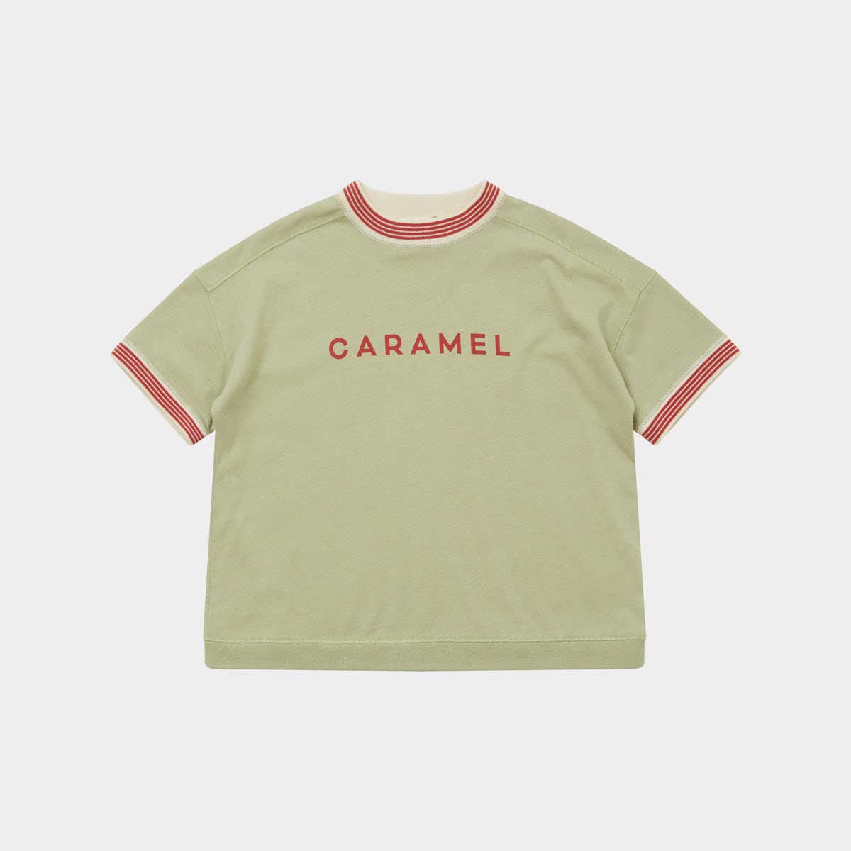 Boys & Girls Green Cotton T-Shirt