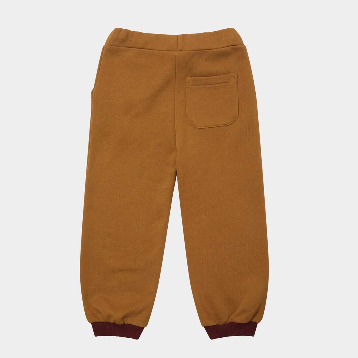 Boys & Girls Caramel Cotton Trousers