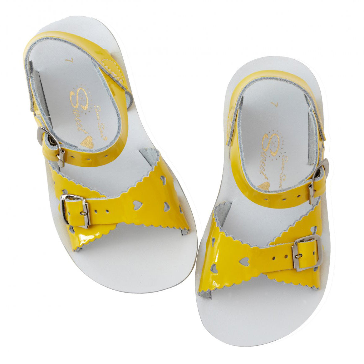 Boys & Girls Yellow "Sweetheart" Sandals