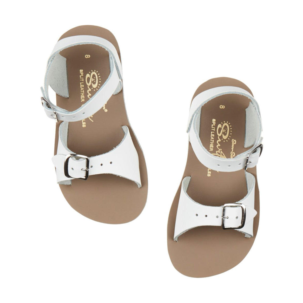 Boys & Girls White "Surfer" Sandals