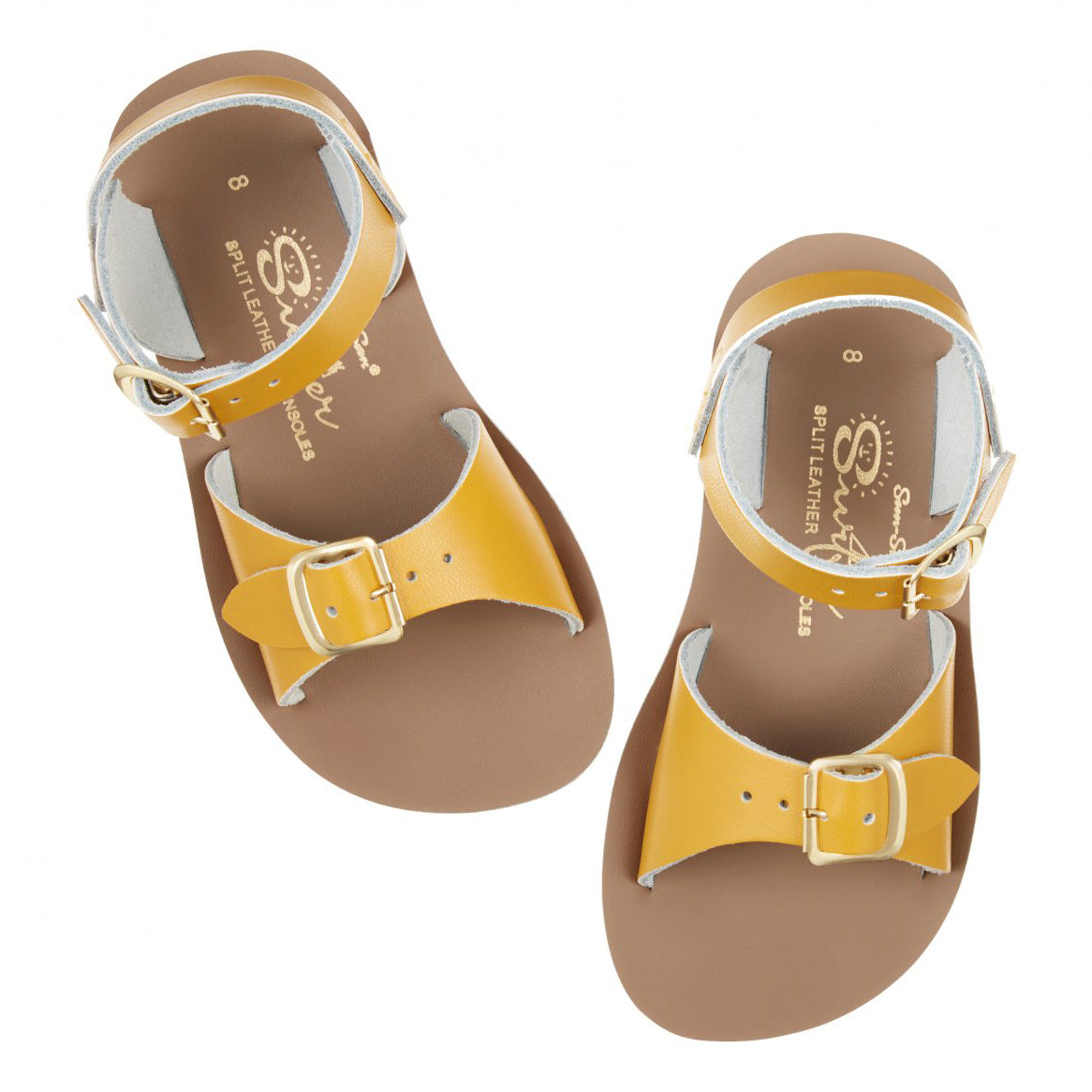 Boys & Girls Yellow "Surfer" Sandals