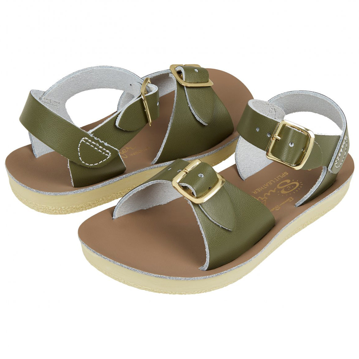 Boys & Girls Olive "Surfer" Sandals