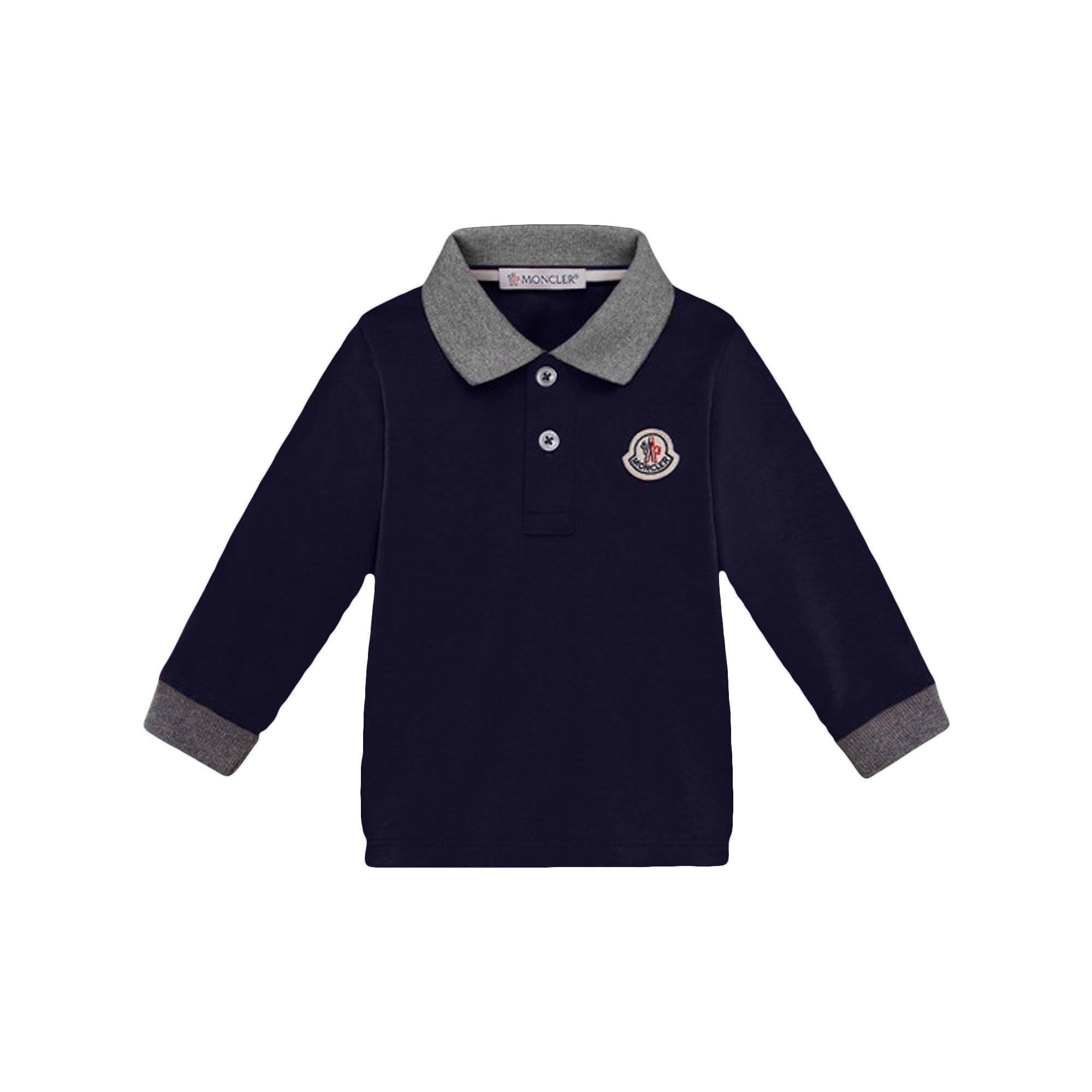 Baby Boys Navy Blue Cotton T-shirt