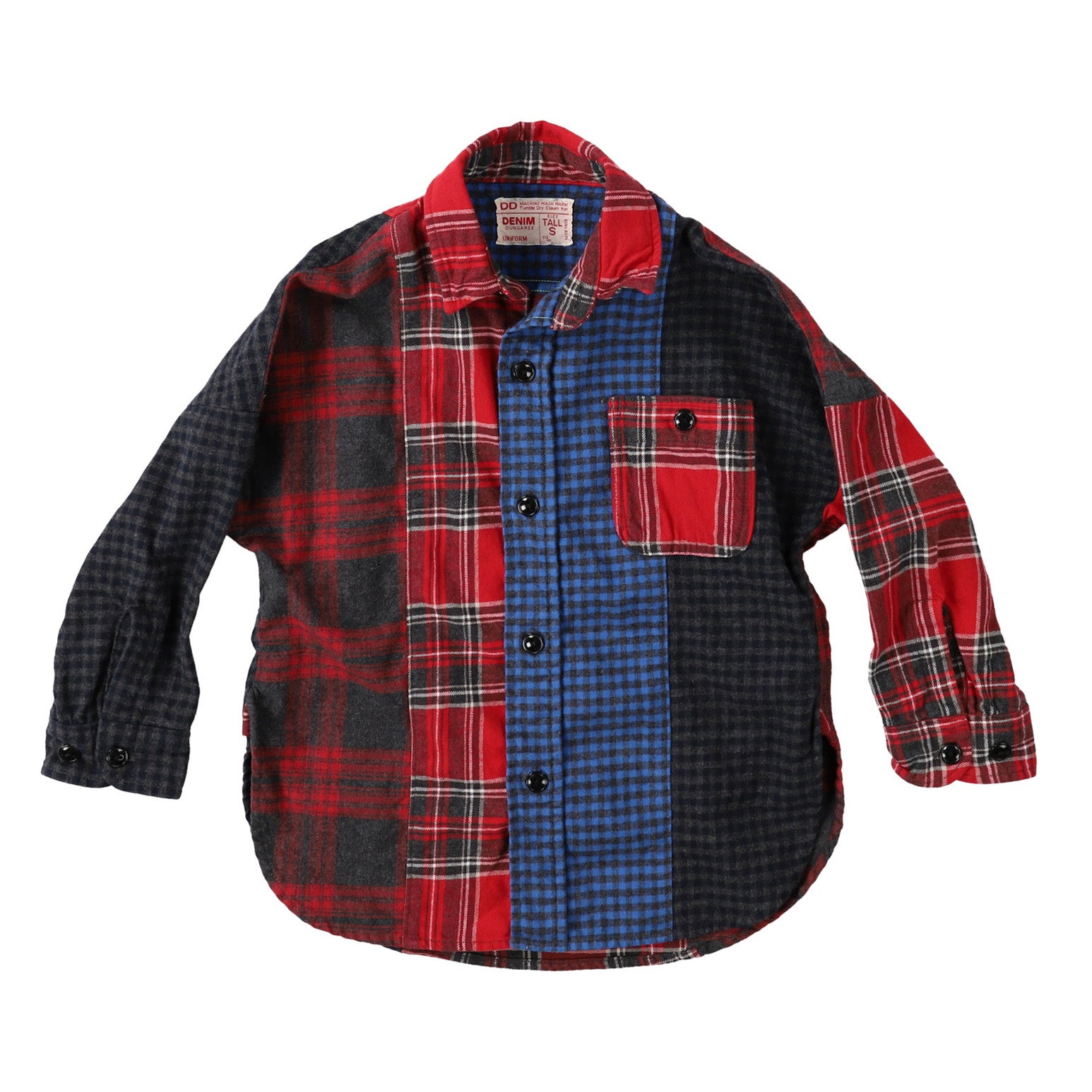 Boys Red Check Cotton Shirt