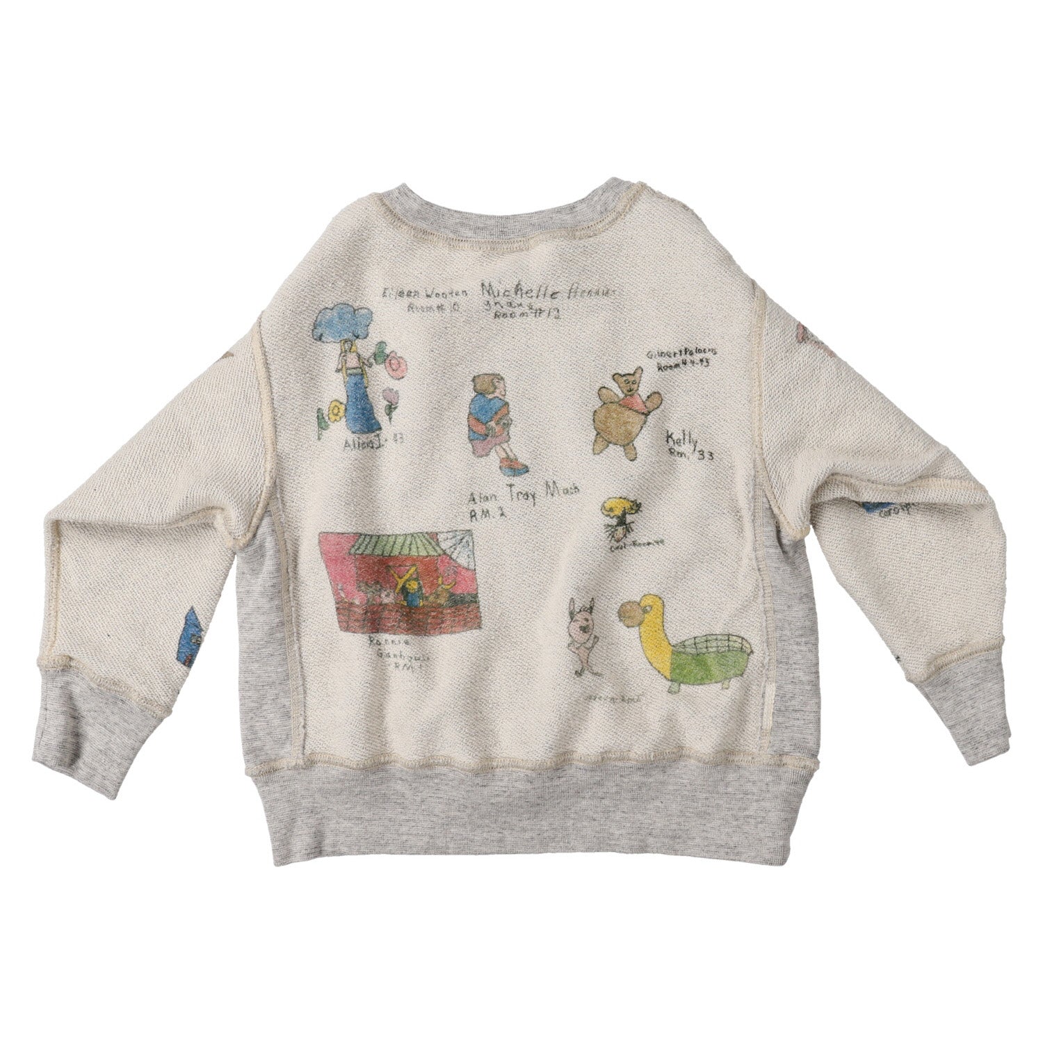 Boys Grey Printed Reversible Sweatshirt