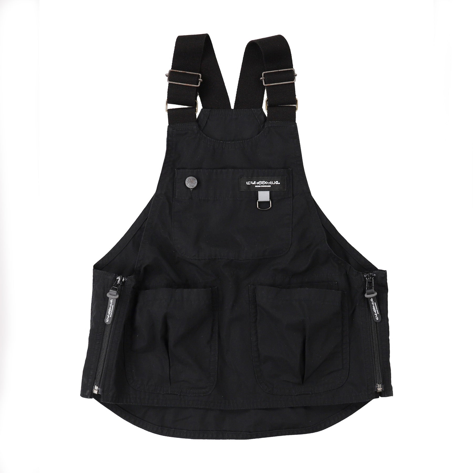 Boys & Girls Black Cotton Vest