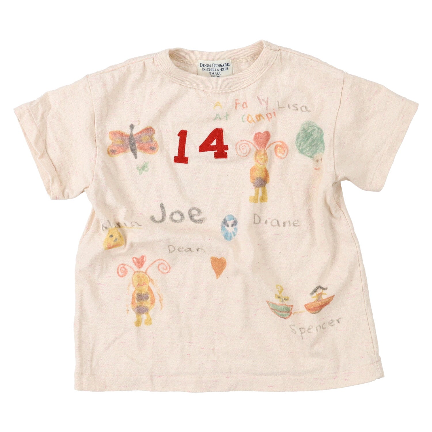 Boys & Girls White Cotton T-Shirt