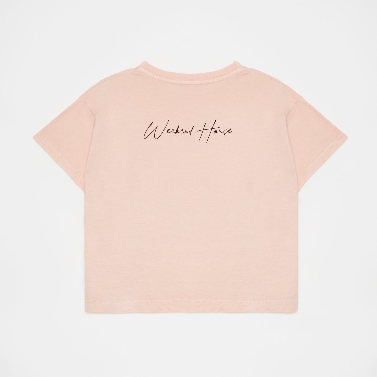 Boys & Girls Pink Printed Cotton T-Shirt