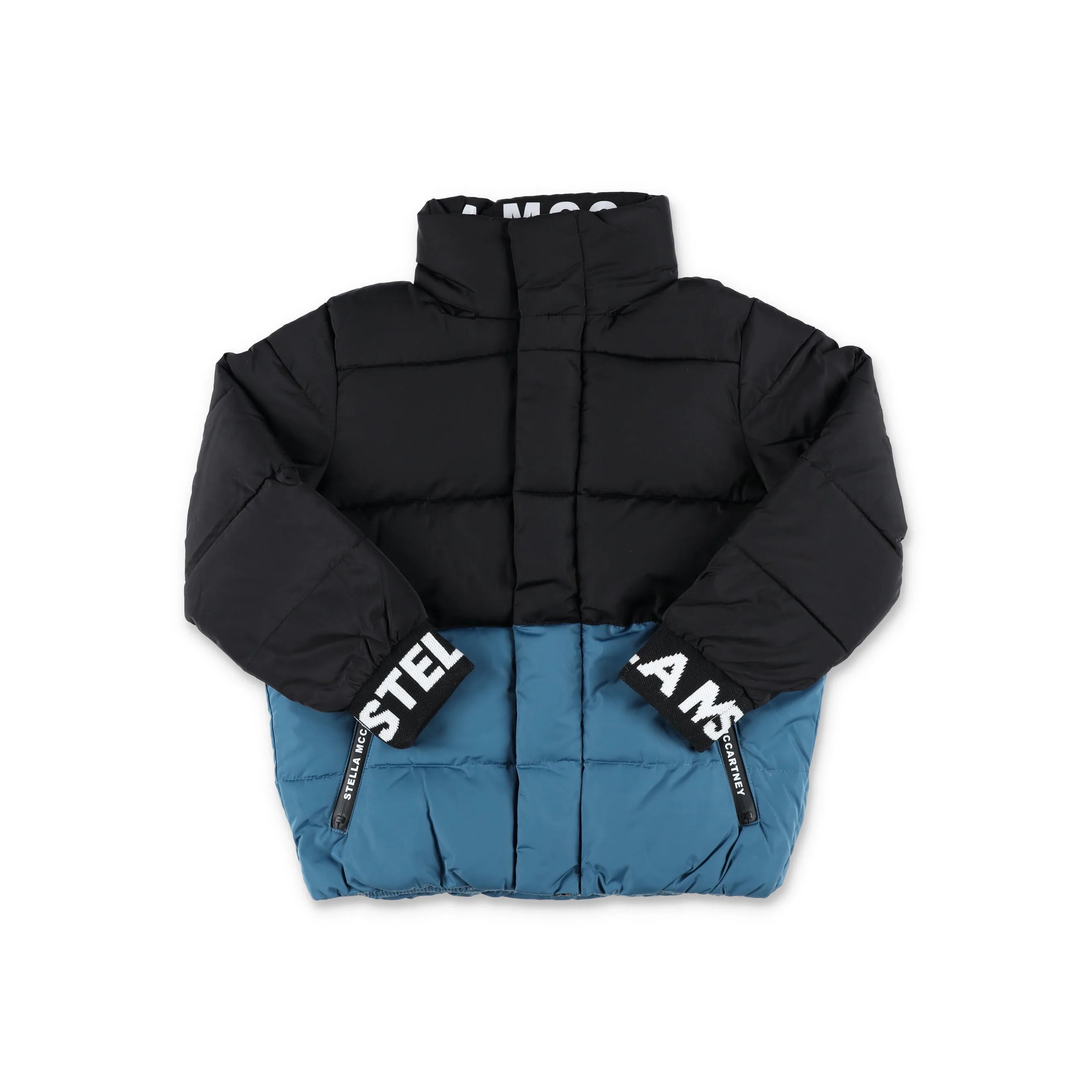 Boys Black Logo Padded Jacket