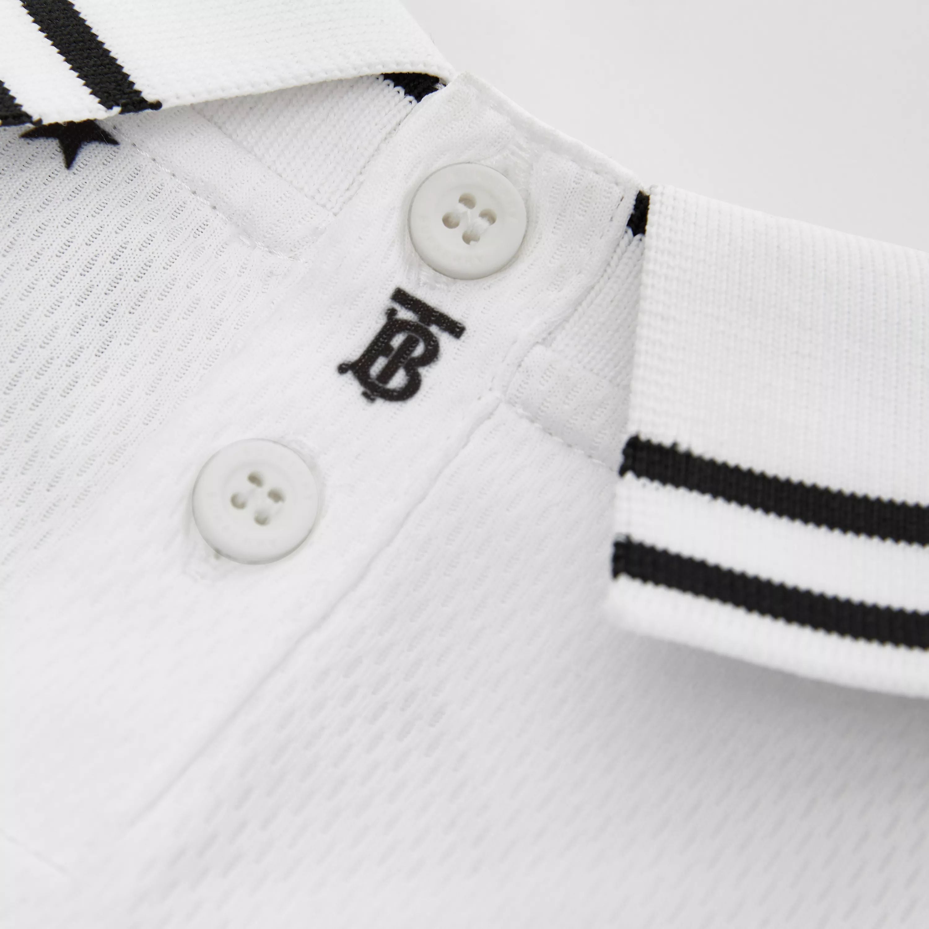 Baby Boys White & Black Logo Shirt