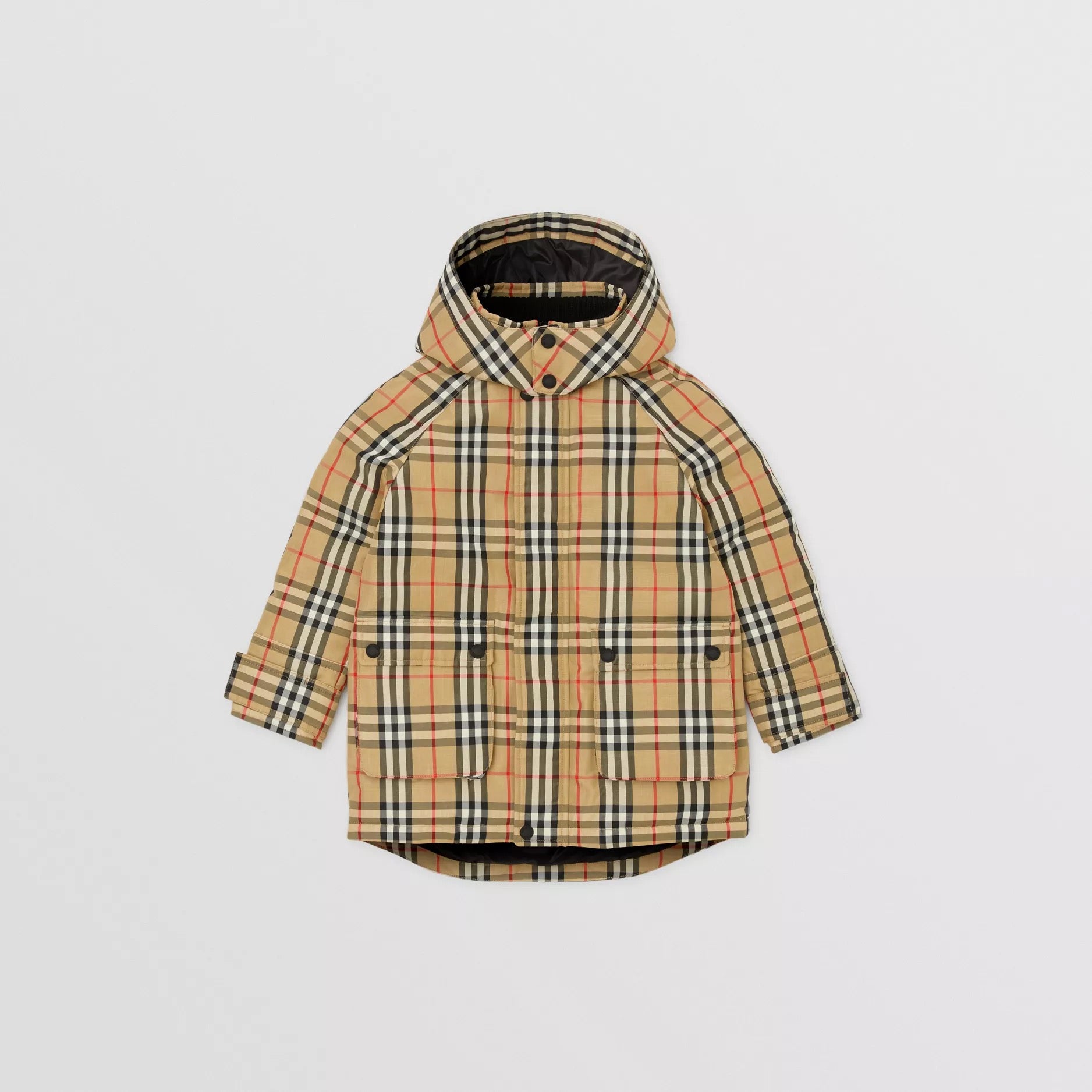 Boys & Girls Archive Beige Check Jacket