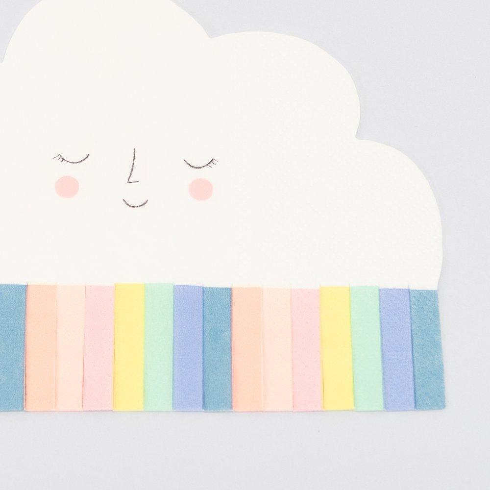 Rainbow Sun Cloud Napkins (Set of 20)