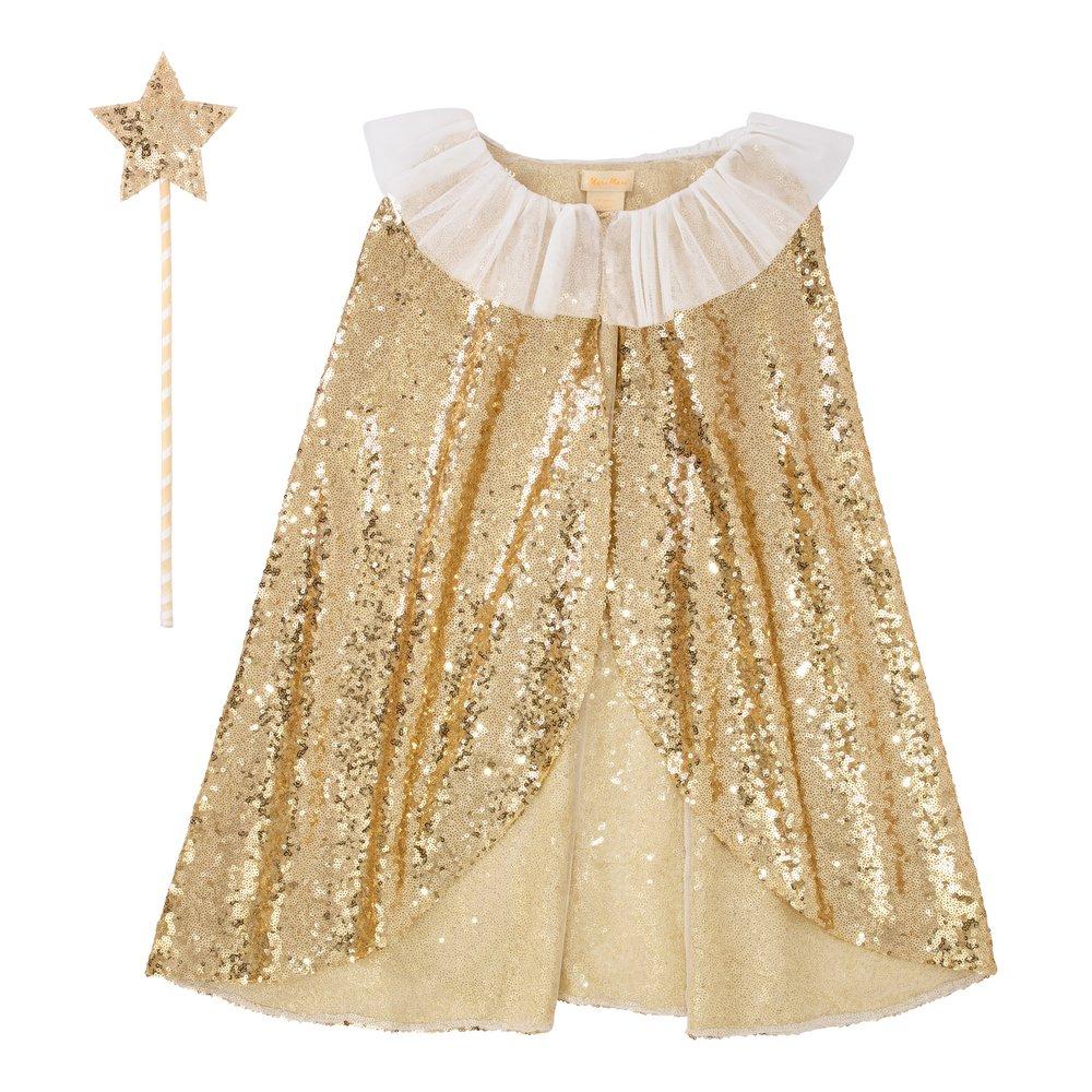 Gold Sparkle Cape Costume