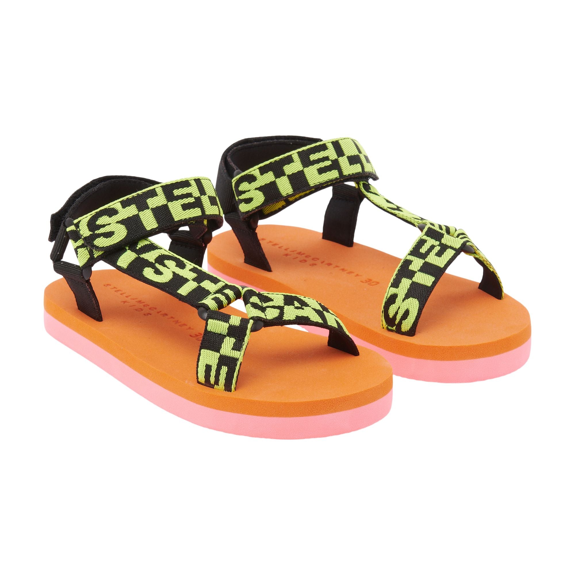 Boys & Girls Multicolor Tape Sandals