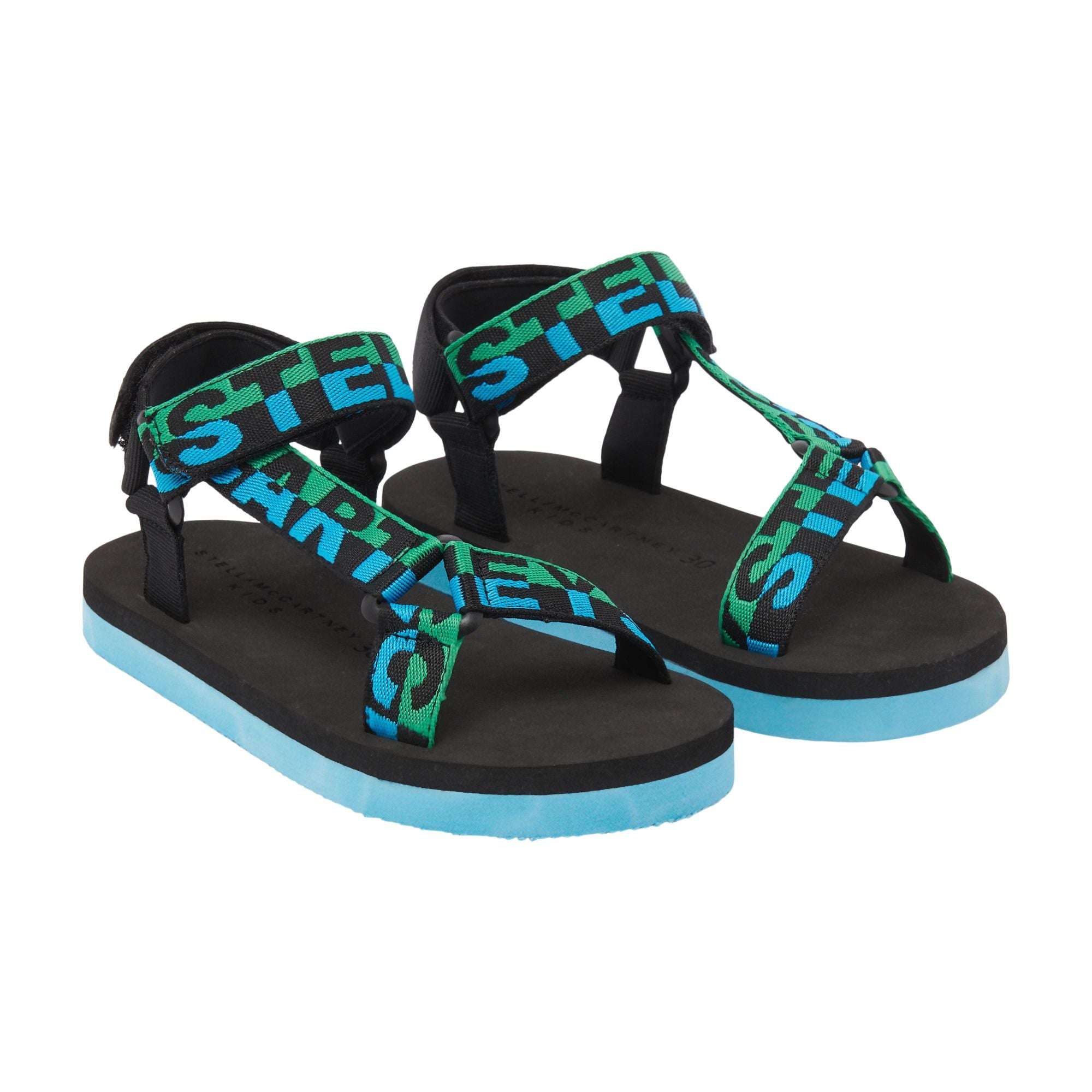 Boys & Girls Blue Tape Sandals