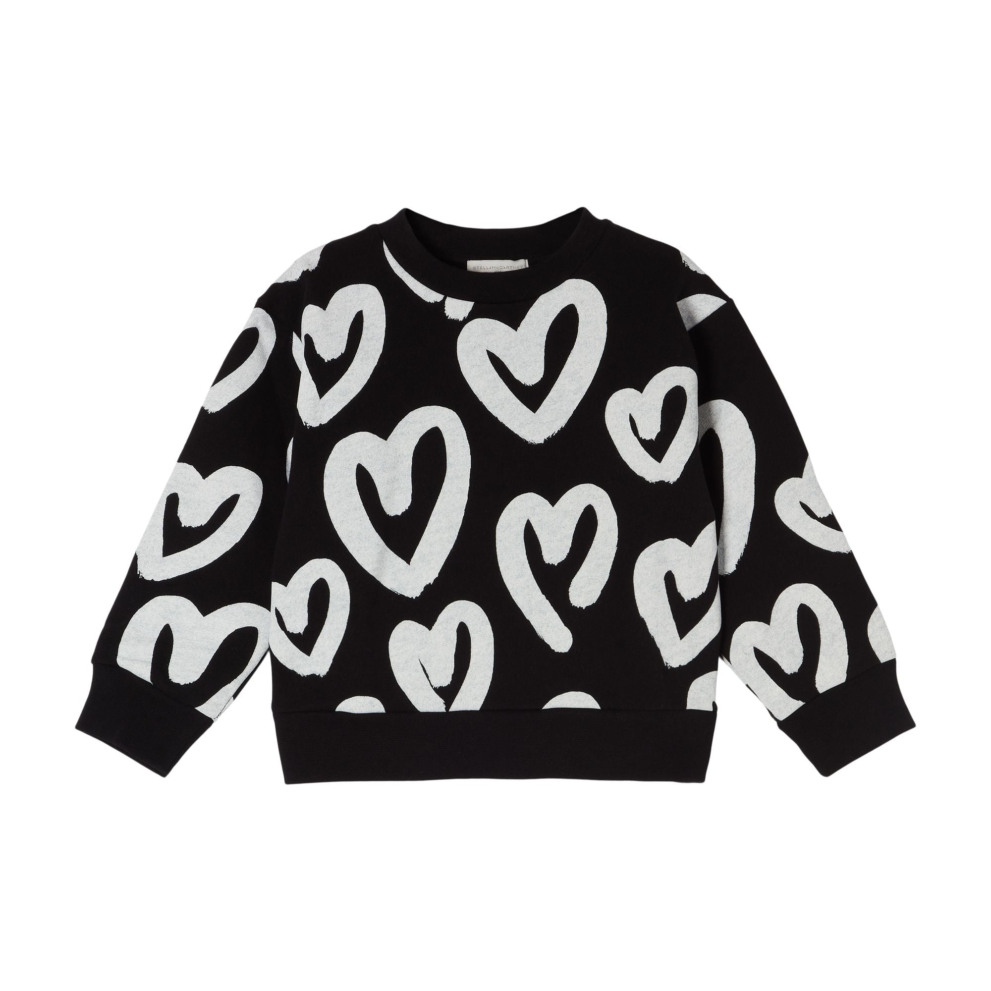 Boys & Girls Black Heart Sweatshirt