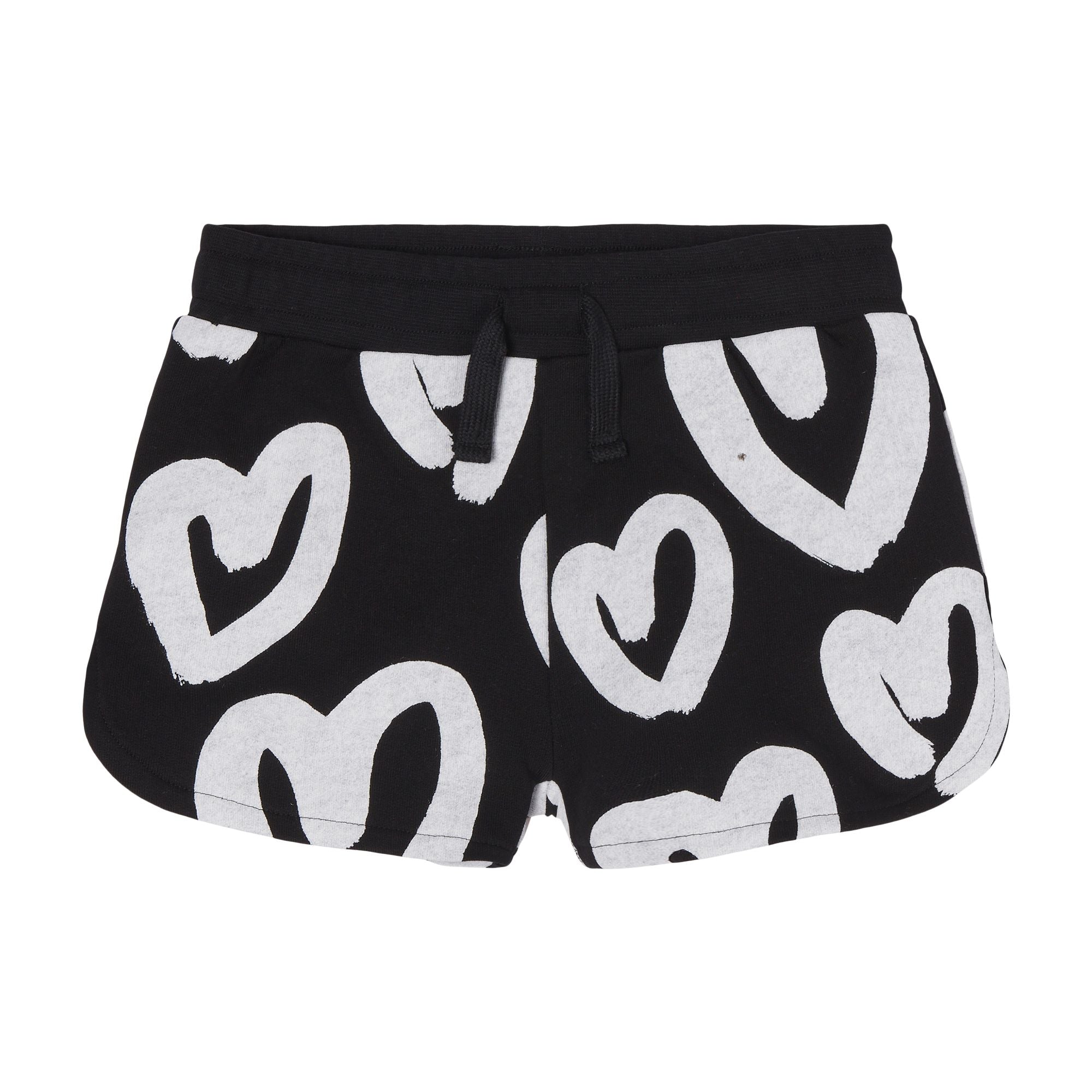 Boys & Girls Black Heart Shorts