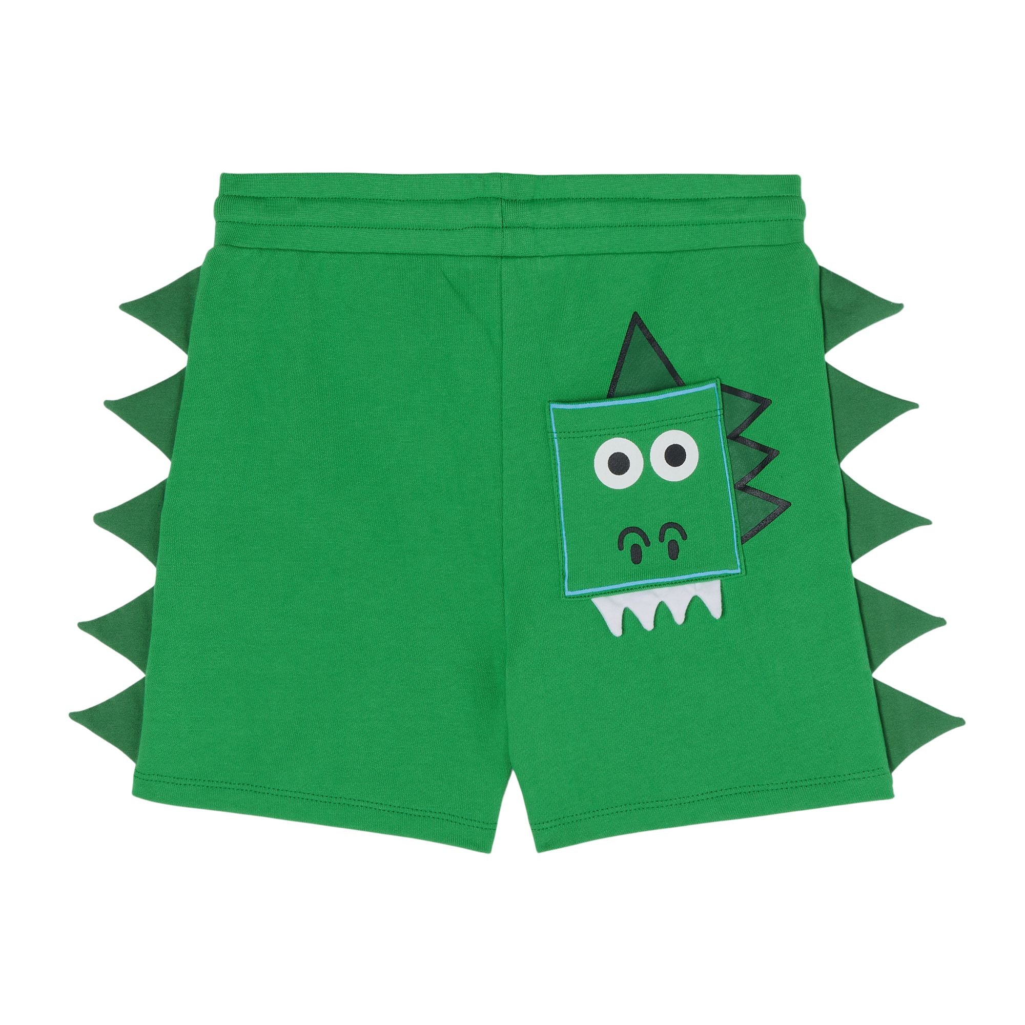 Boys & Girls Green Cotton Shorts