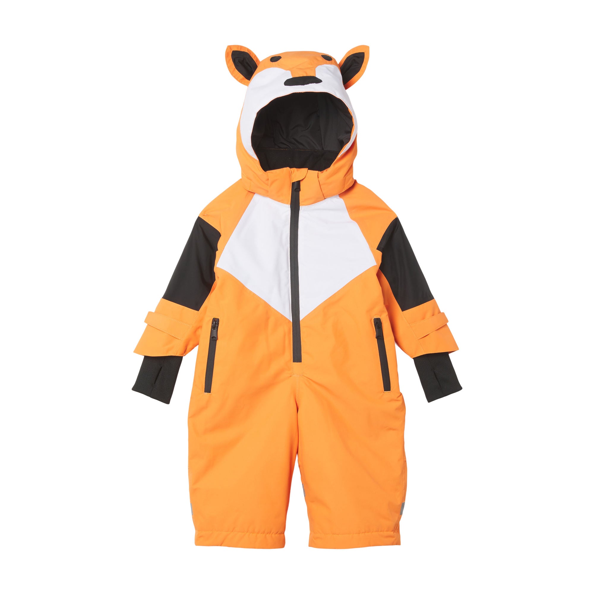 Baby Boys & Girls Orange Snow Jumpsuit