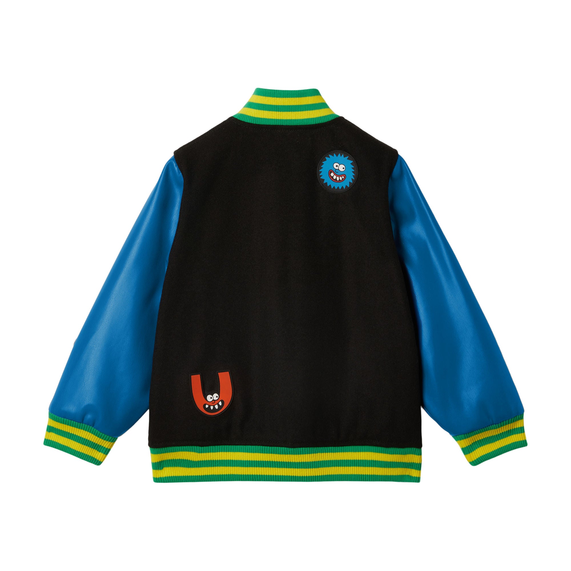 Boys Black Embroidered Jacket