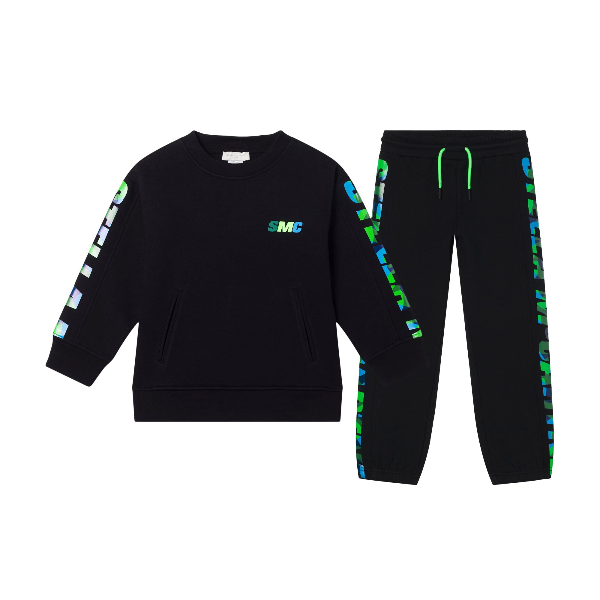 Boys Black Logo Sport Set