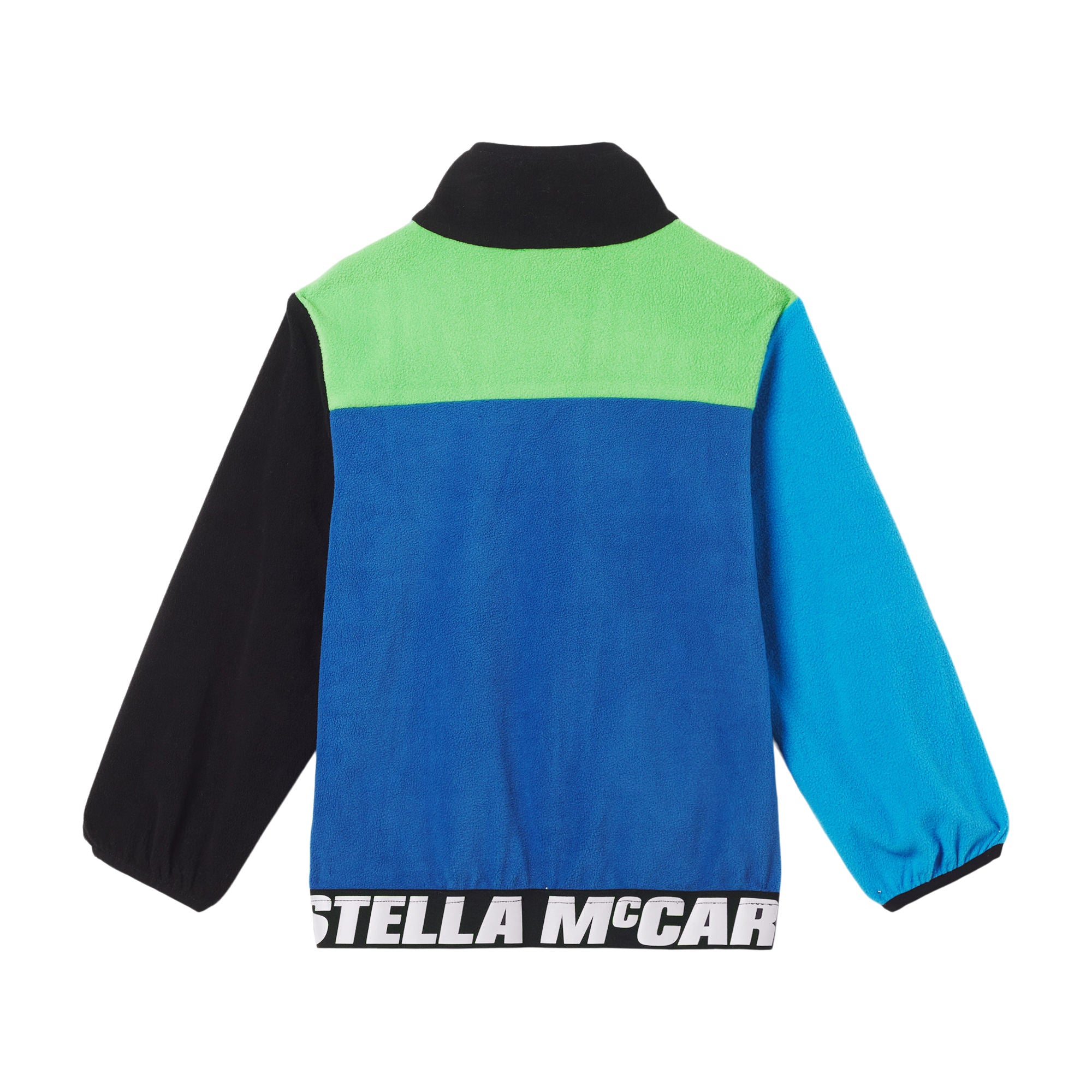 Boys Multicolor Snow Fleece Zip-Up Top