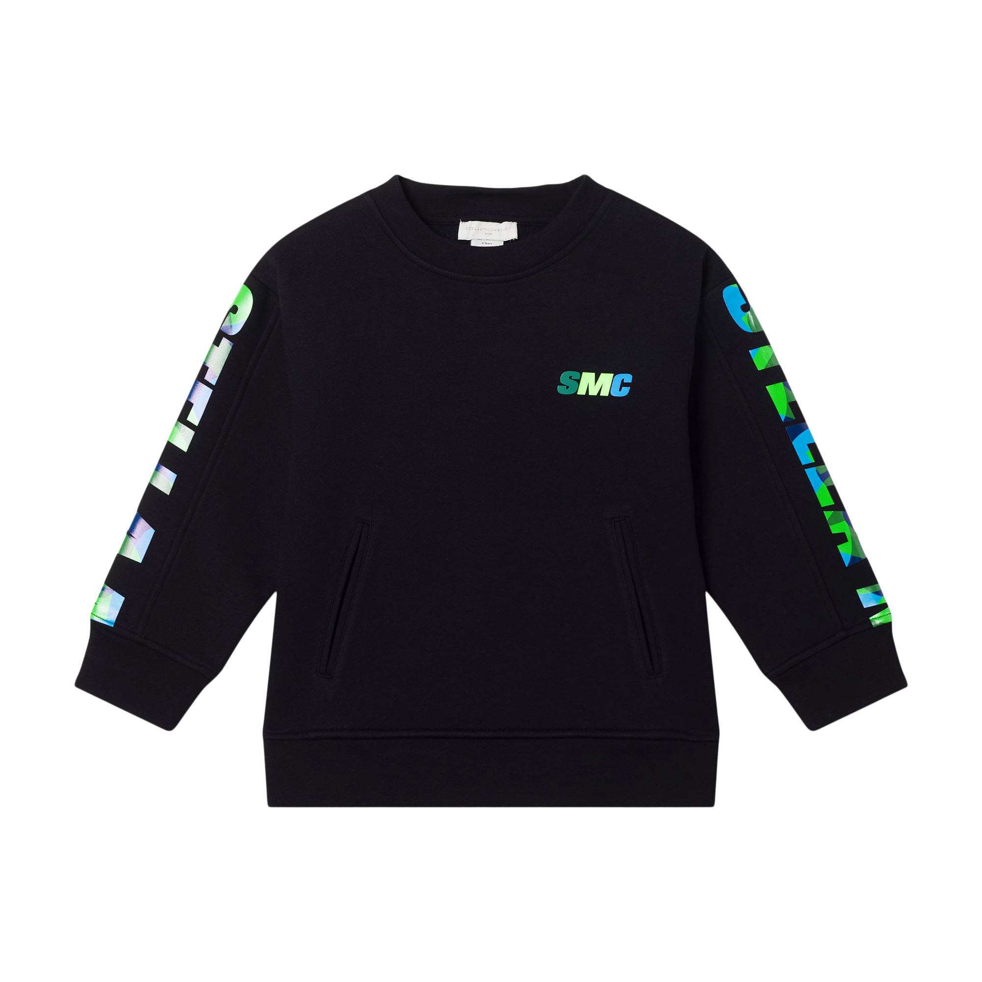 Boys Black Logo Sport Sweatshirt