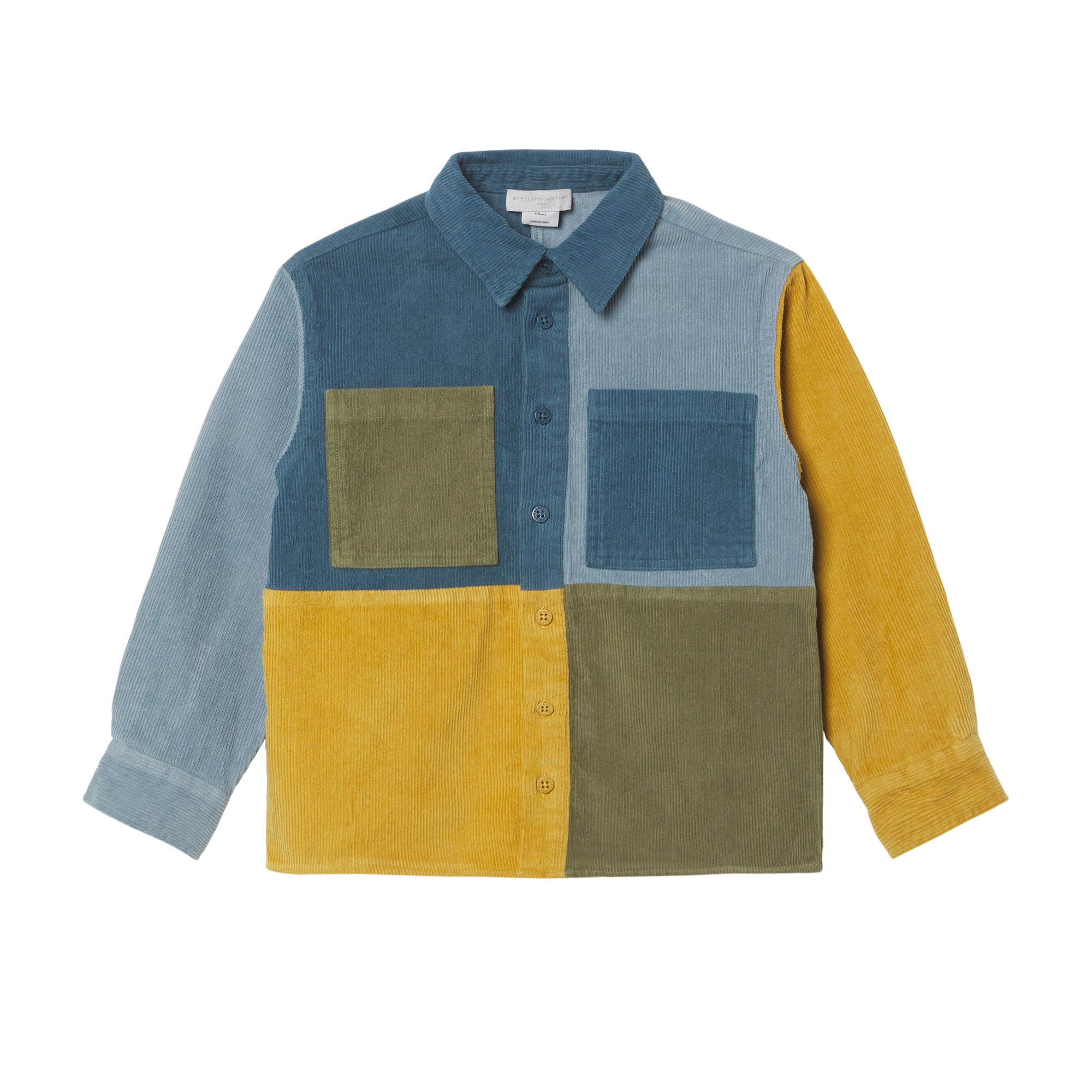 Boys Multicolor Corduroy Shirt