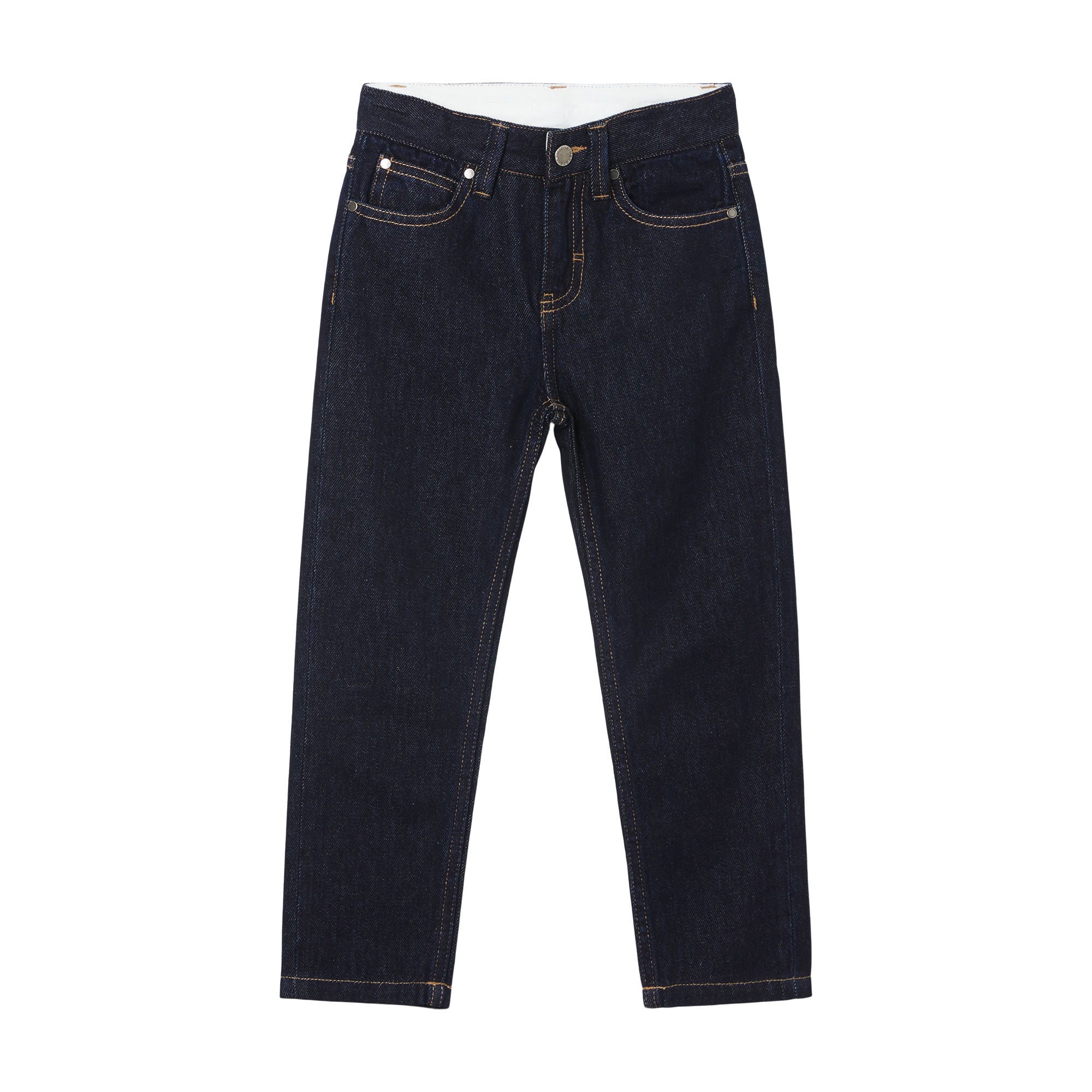 Boys Navy Denim Trousers