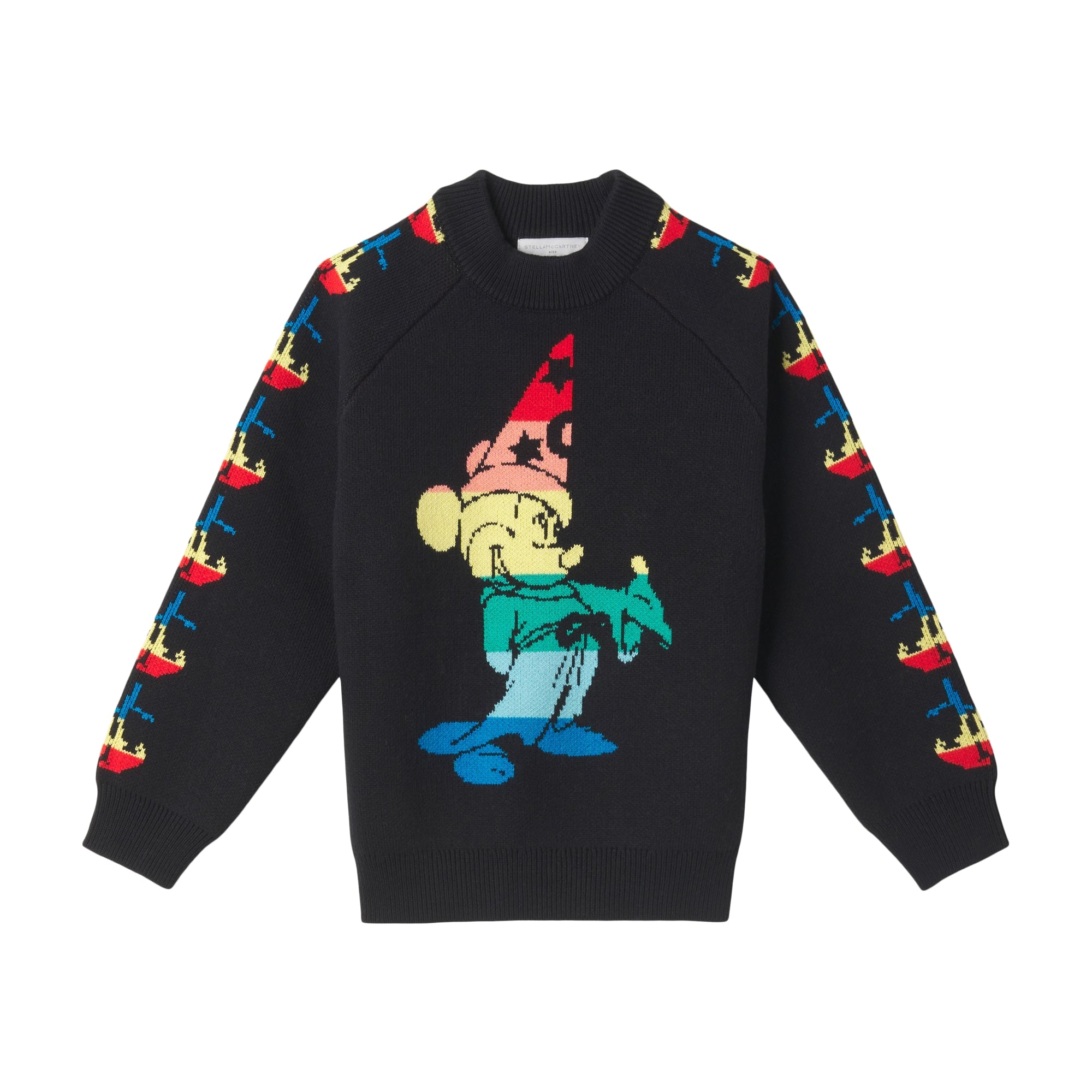 Boys Black Pattern Sweater