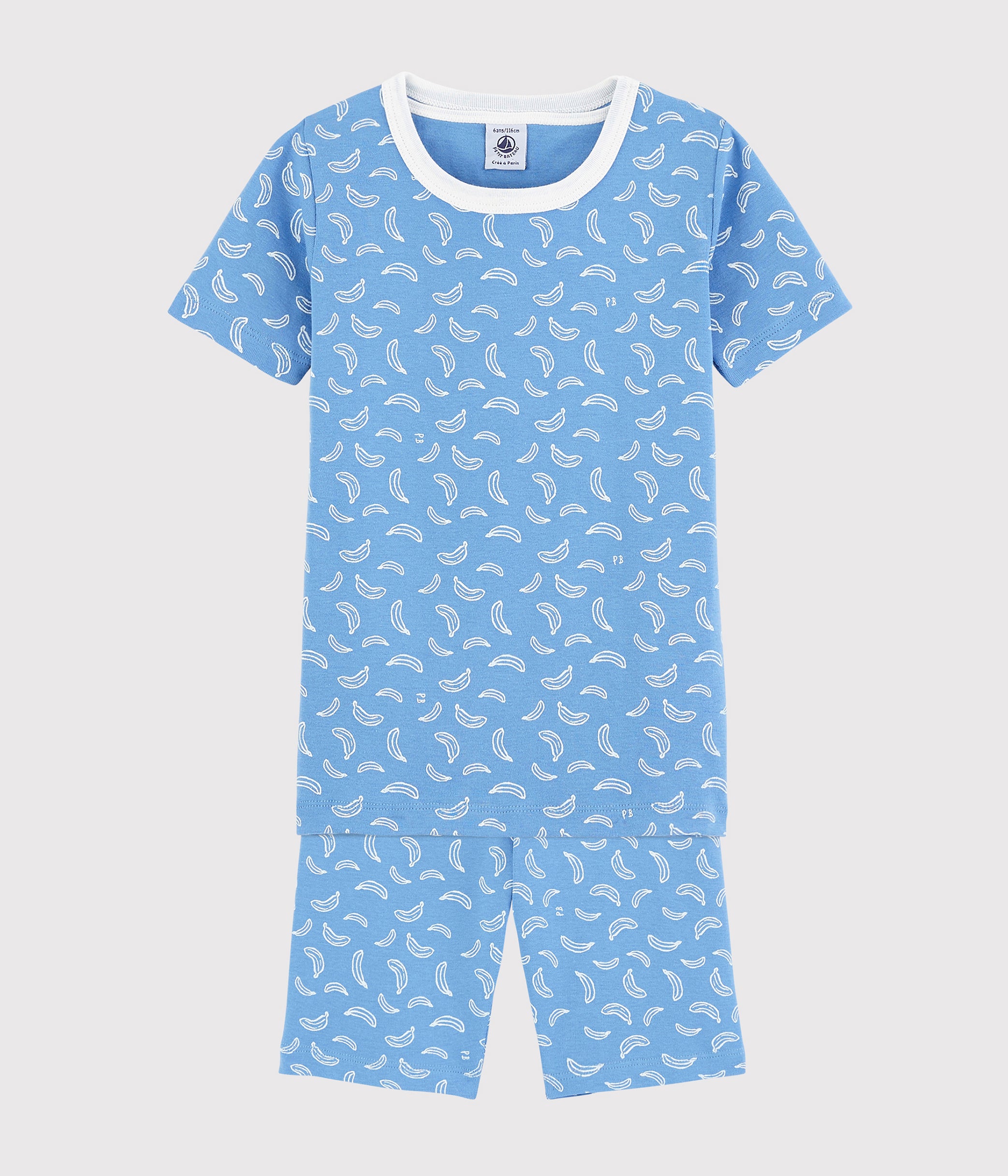 Boys Blue Printing Cotton Set