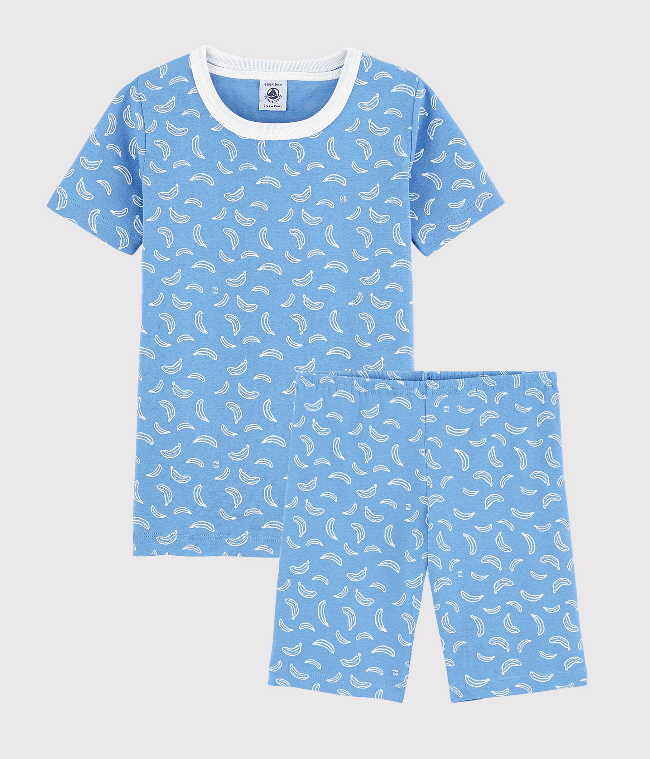 Boys Blue Printing Cotton Set