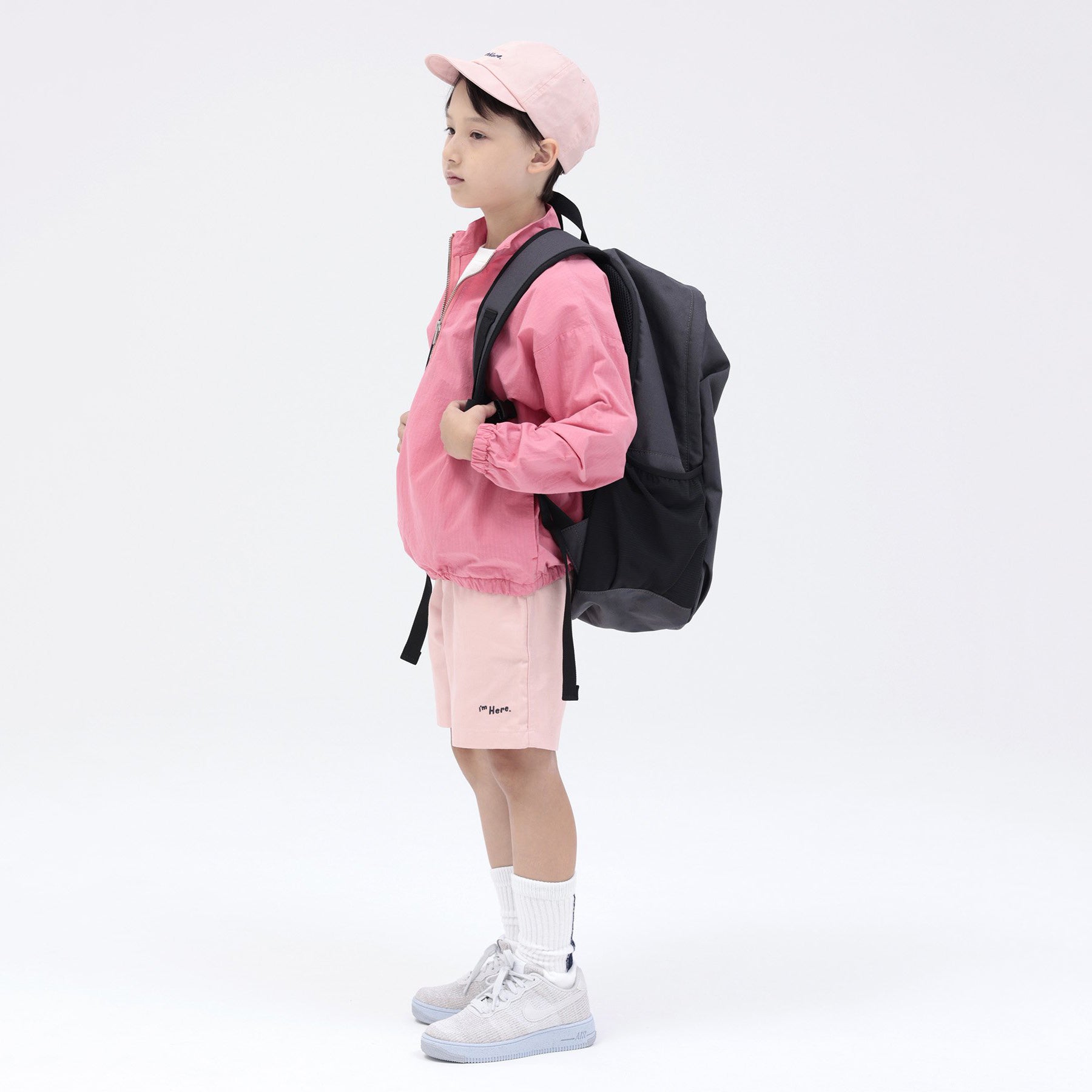 Boys & Girls Pink Cotton Shorts