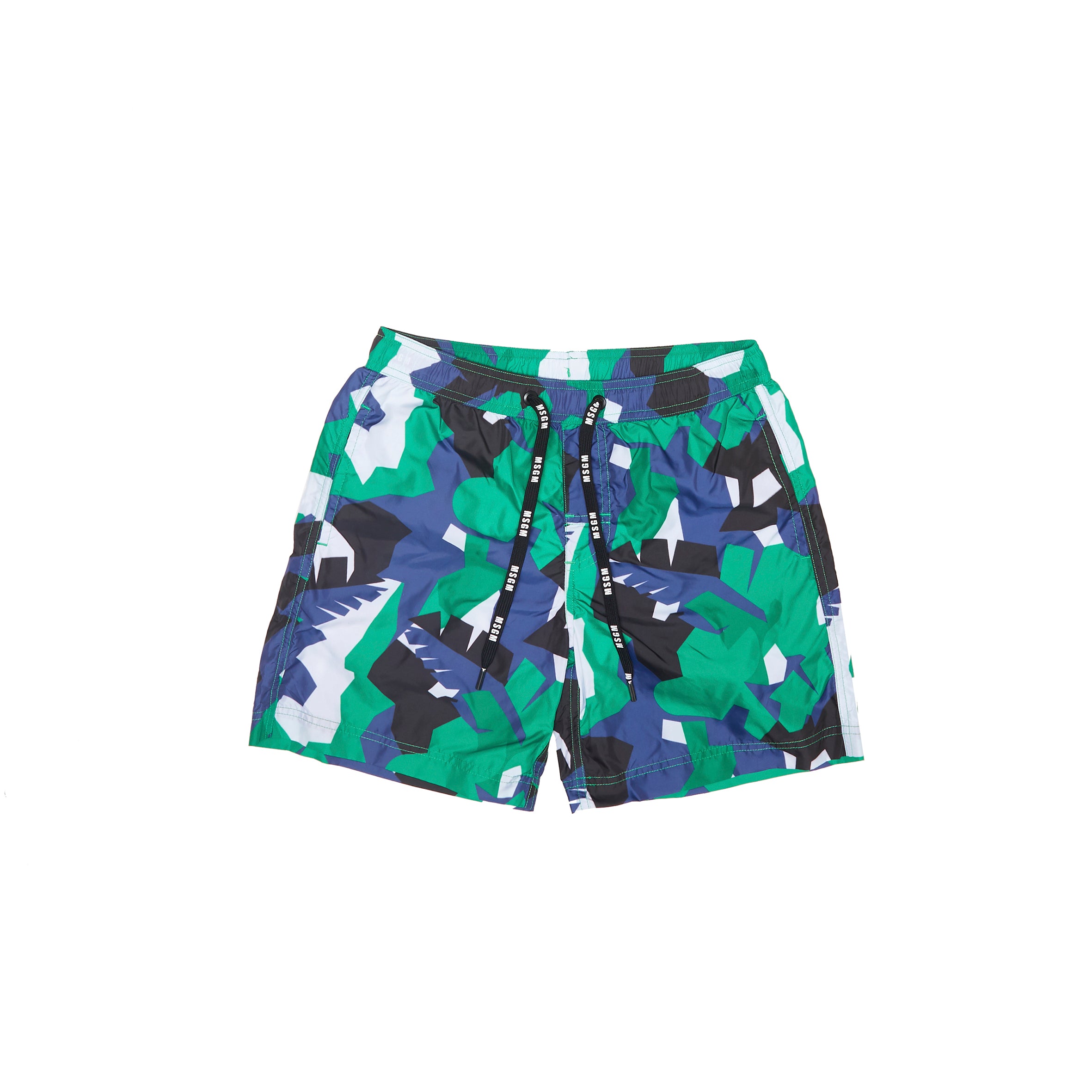 Boys Camouflage Blue Shorts