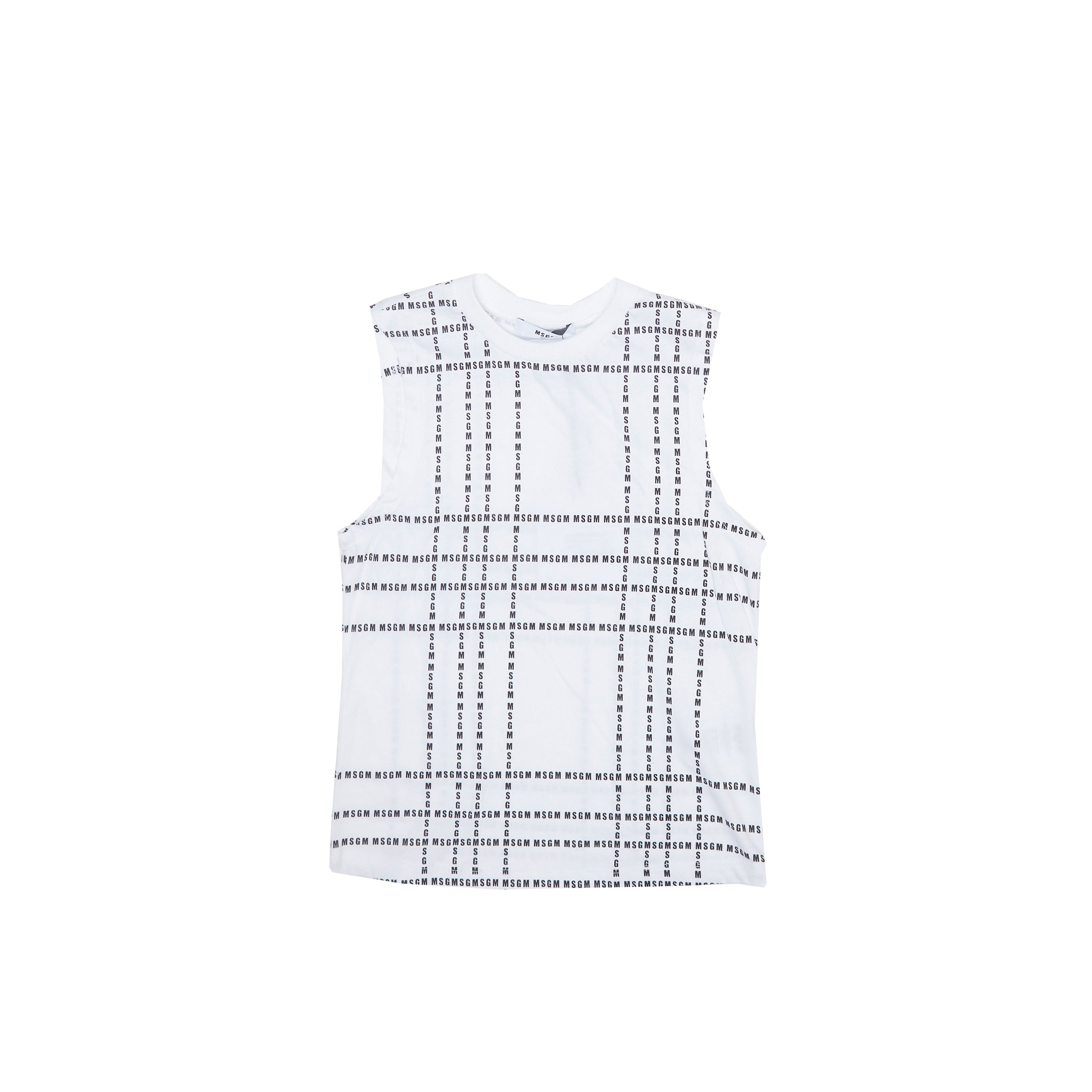 Boys & Girls White Cotton Vest