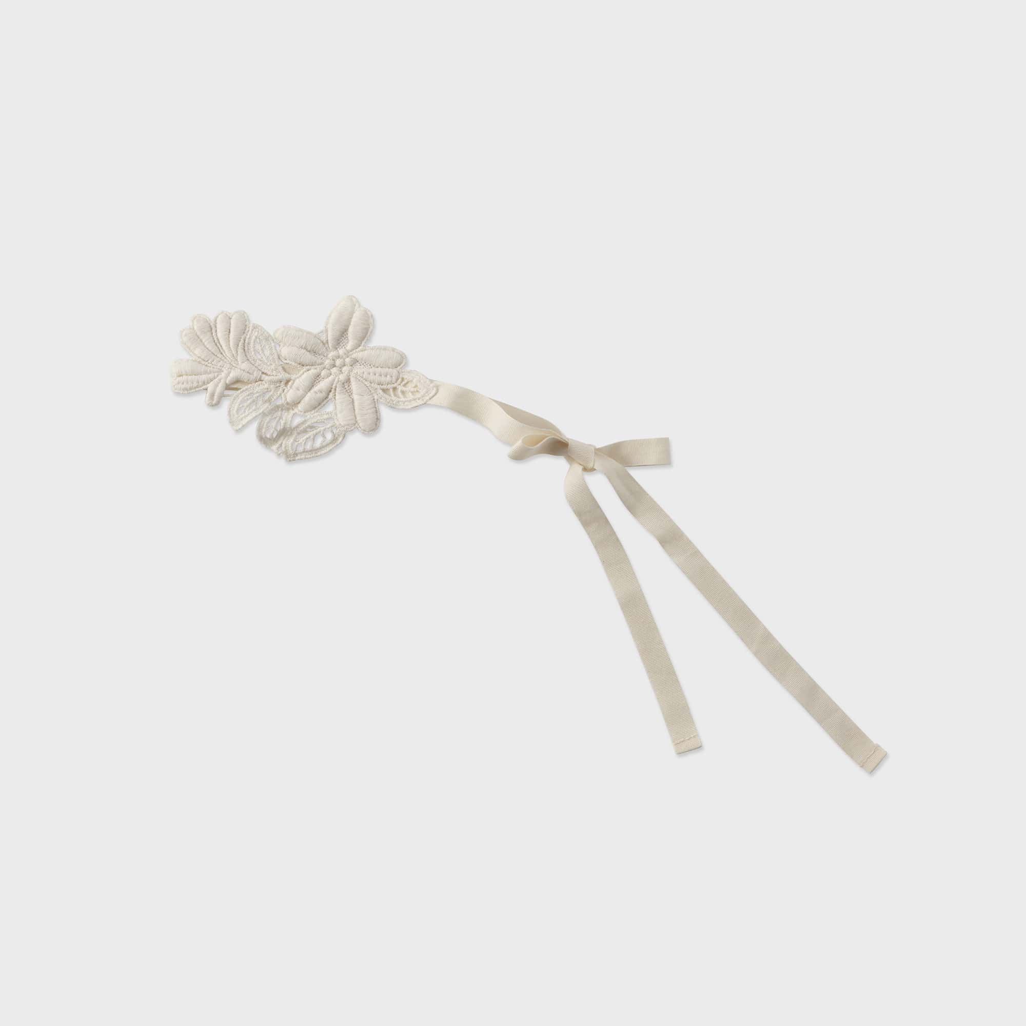 Girls White Flower Hairband