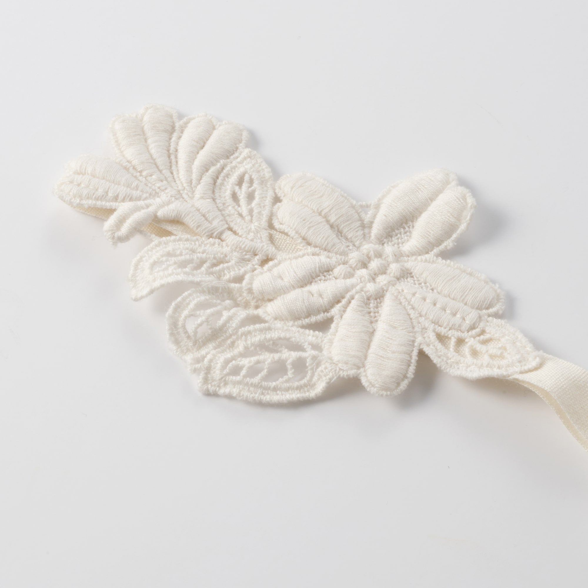 Girls White Flower Hairband