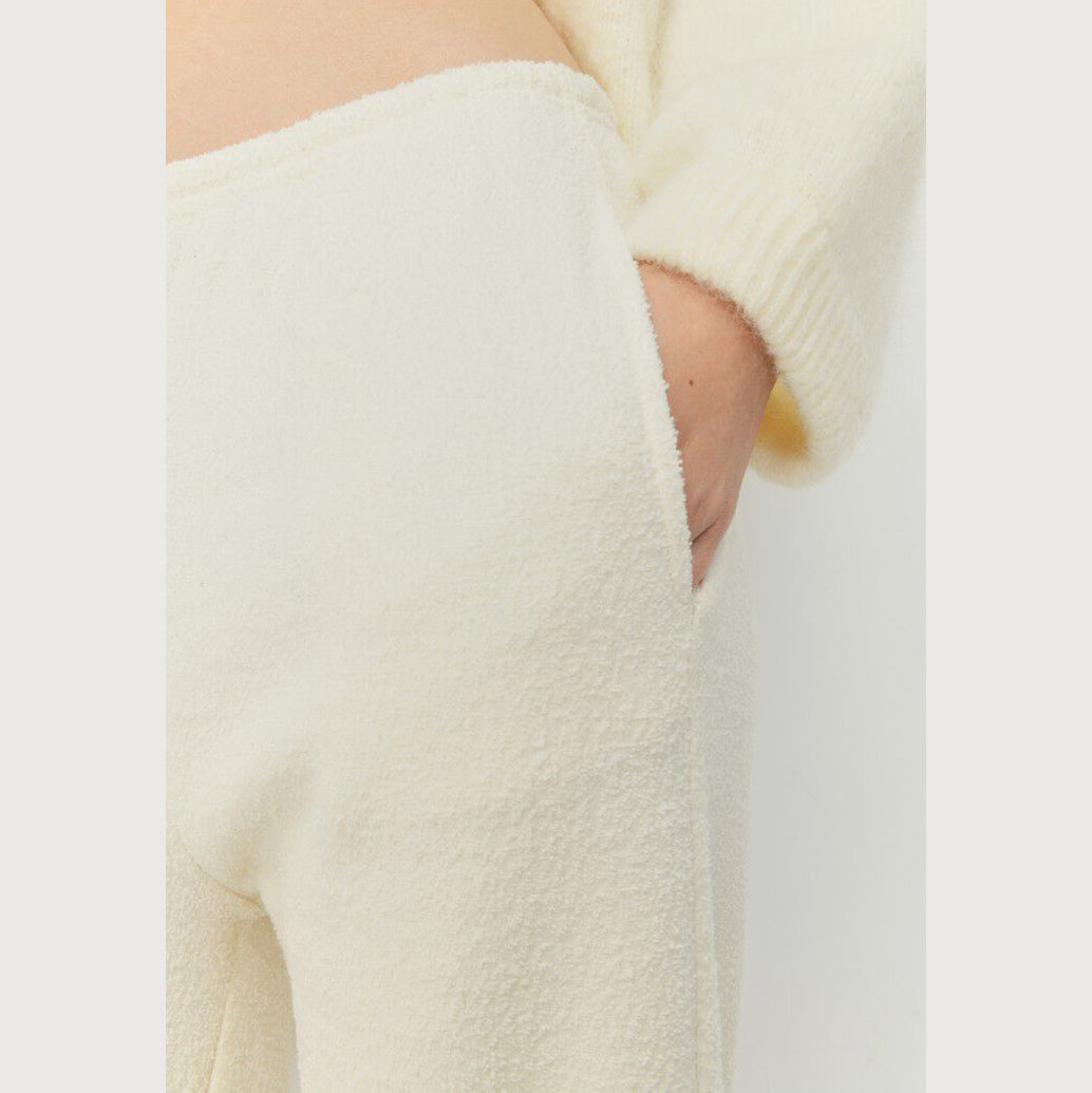 Girls White Cotton Trousers