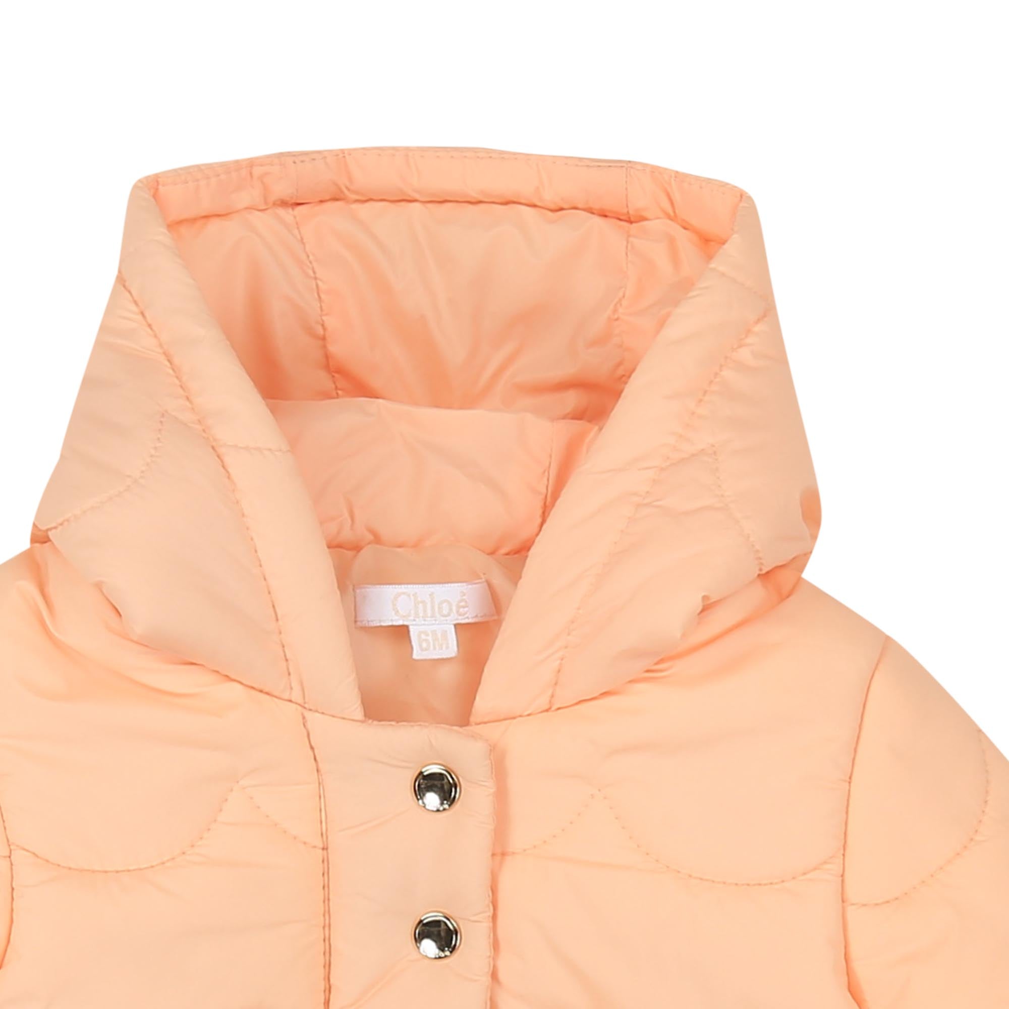Baby Girls Pink Padded Jacket