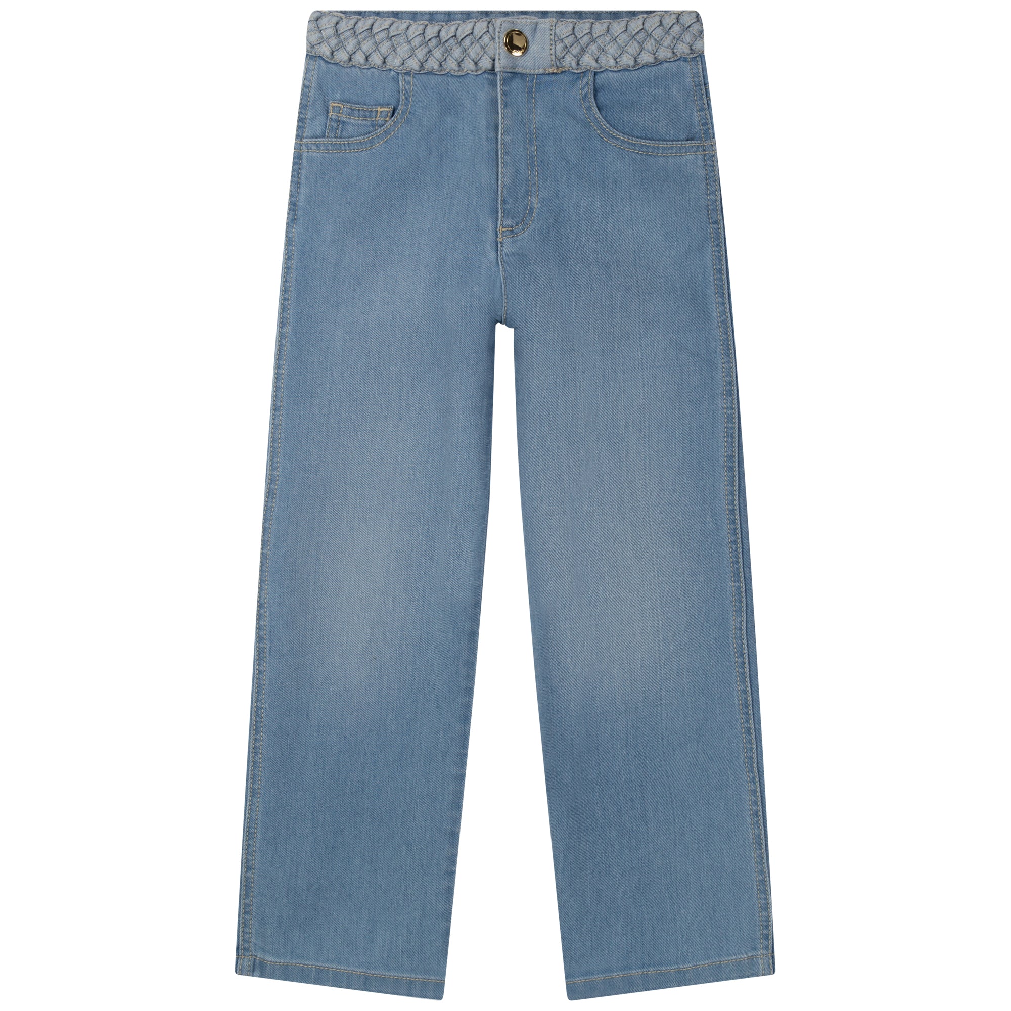 Boys & Girls Blue Demin Trousers